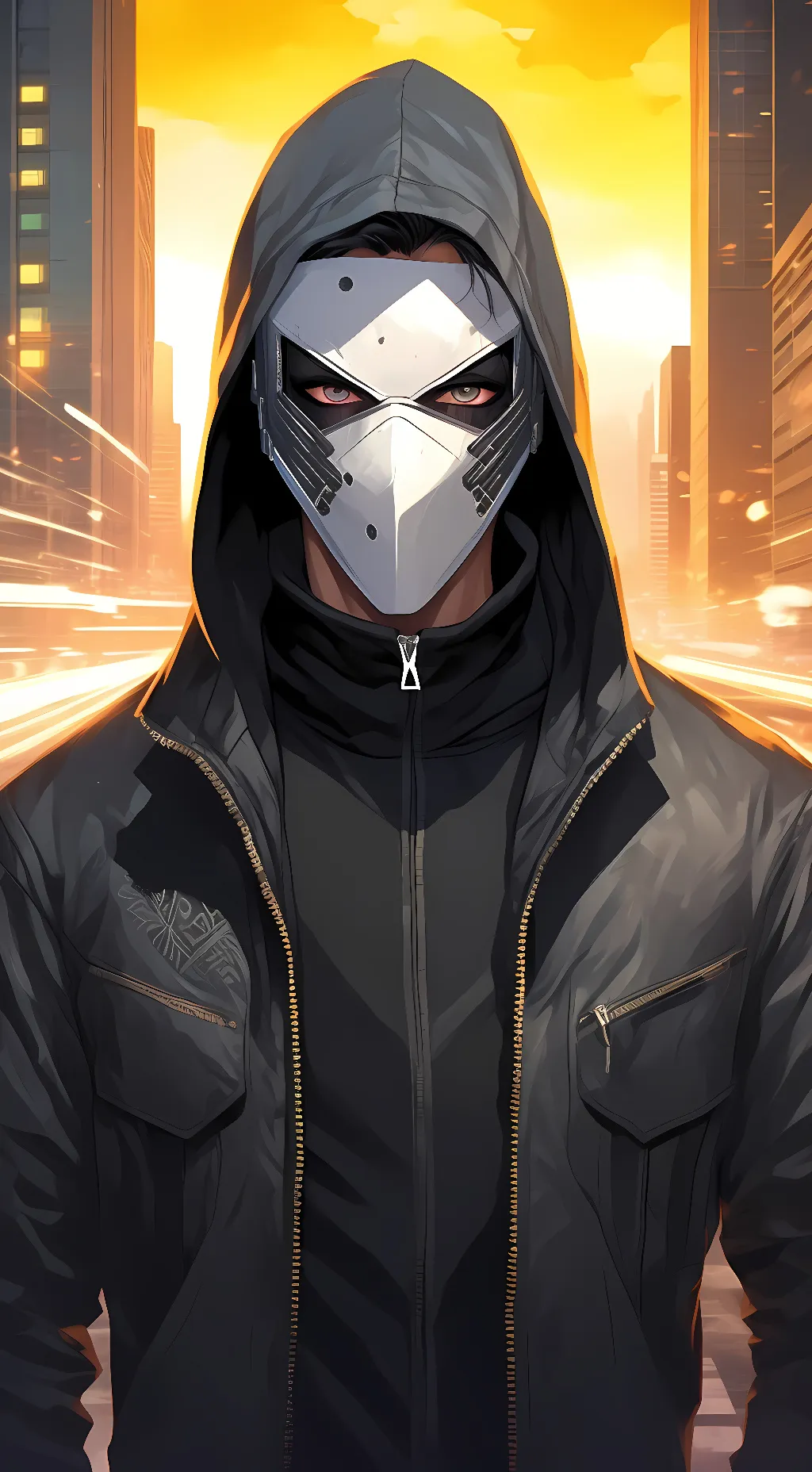 ai character: Hacker background