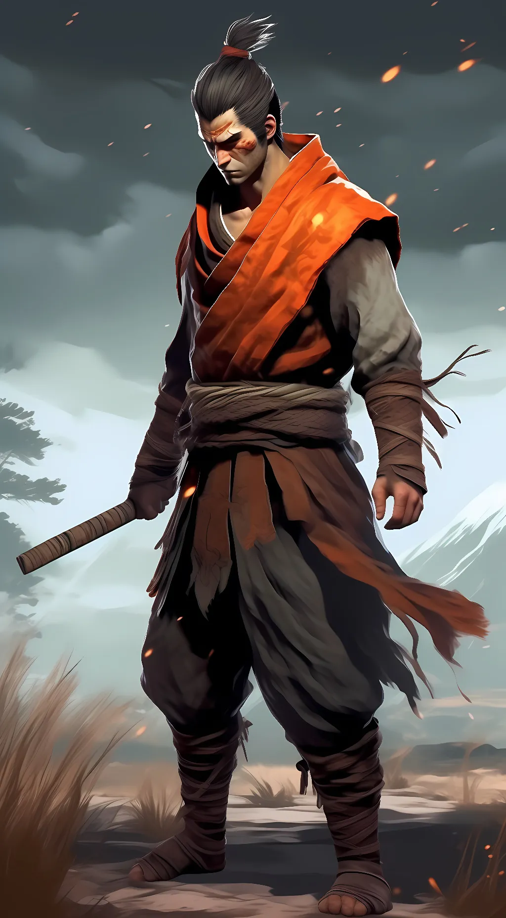 ai character: Sekiro background