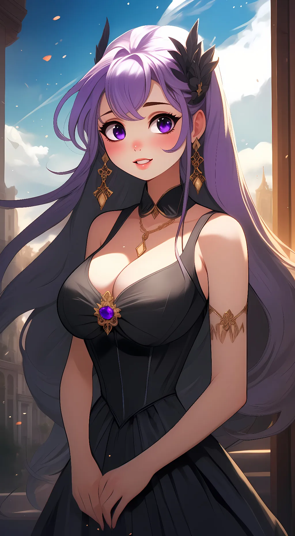 ai character: Momoko Kyoto  background