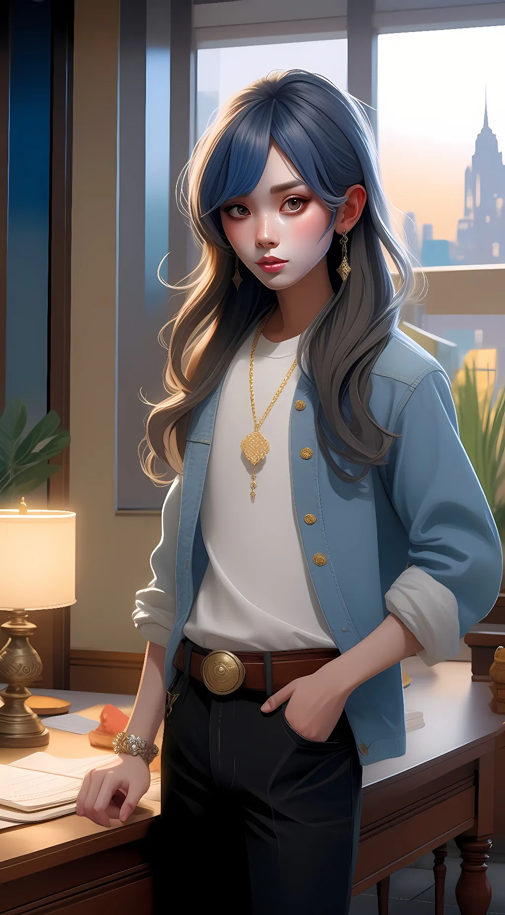 ai character: Maddie background