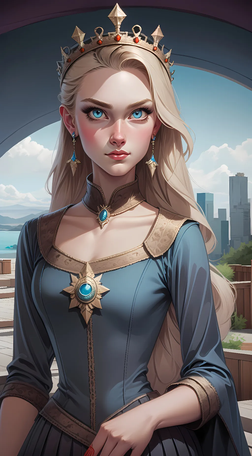 ai character: Annabelle  background