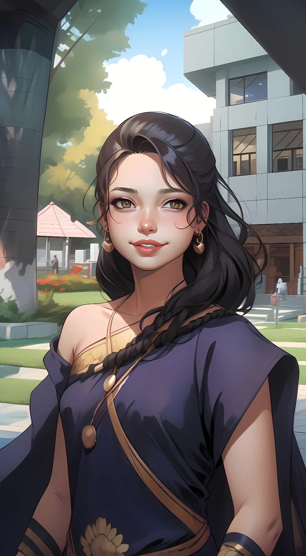 ai character: shoin background