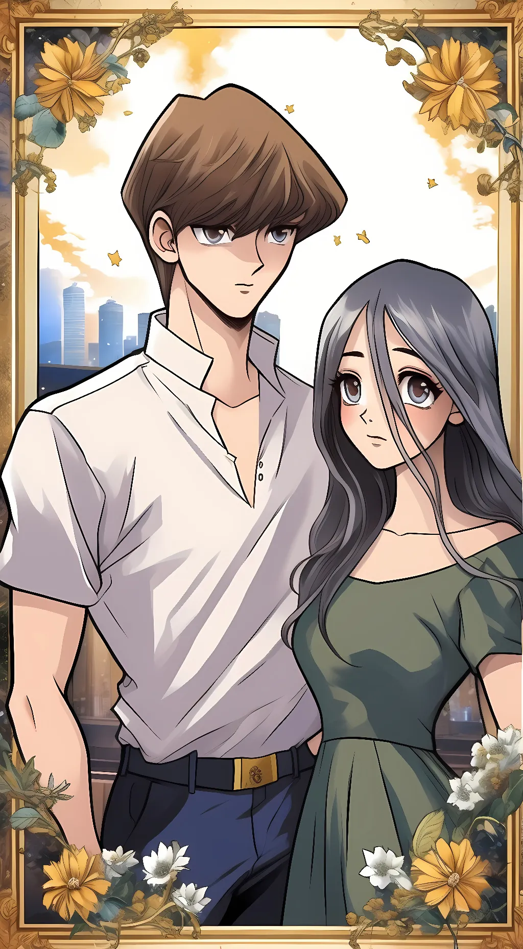 ai character: Seto and Kisara  background