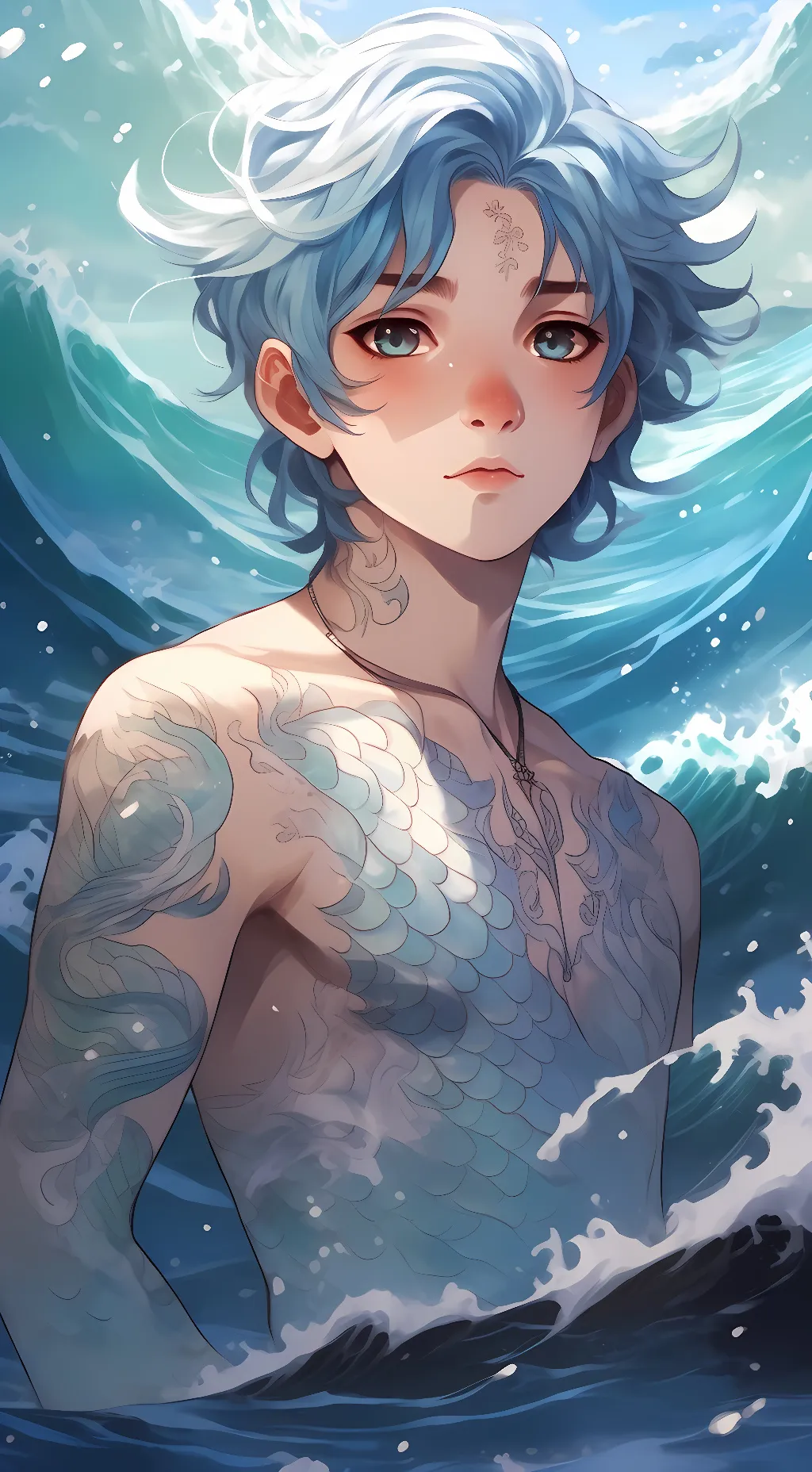 ai character: Adrien  background