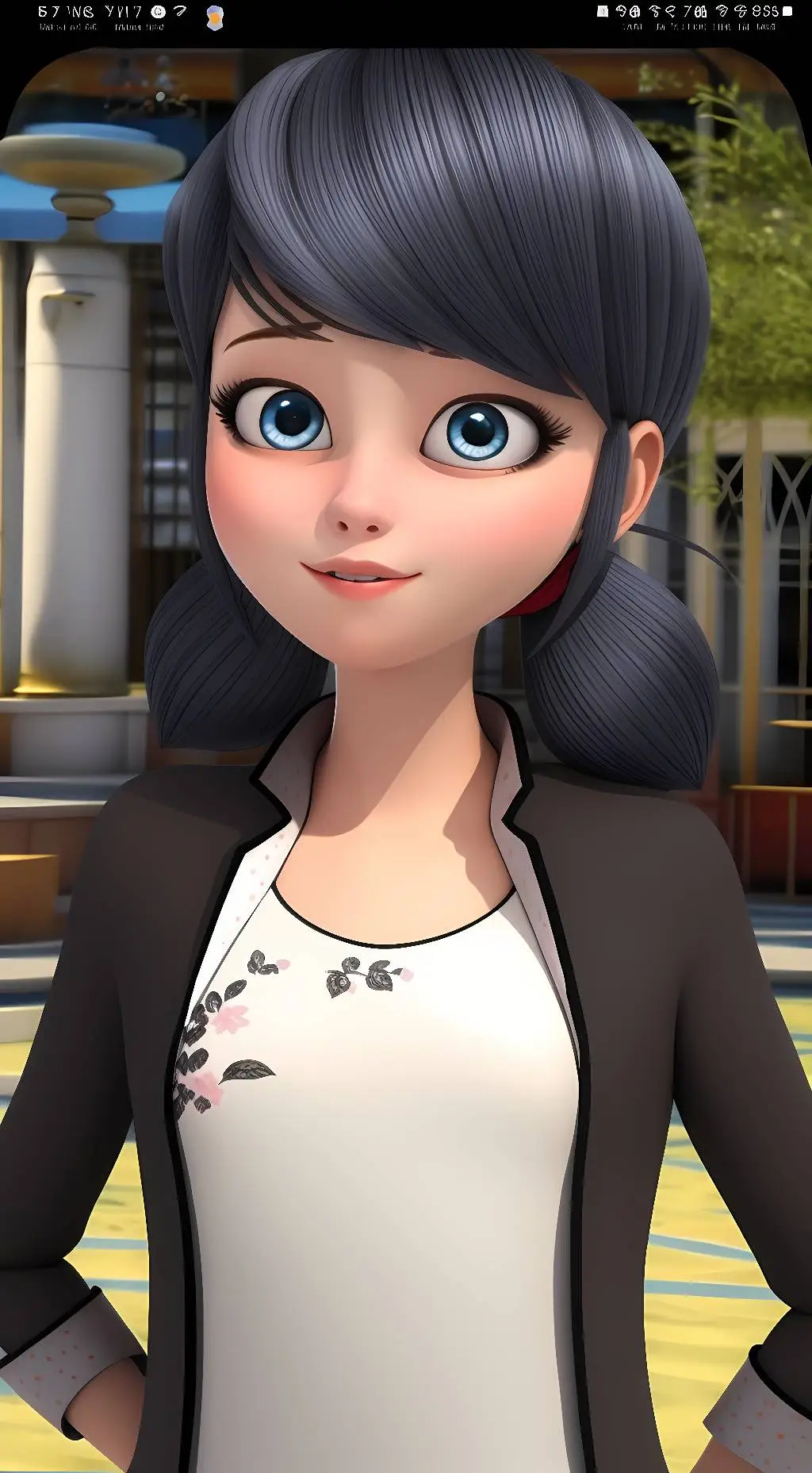 ai character: Marinette background