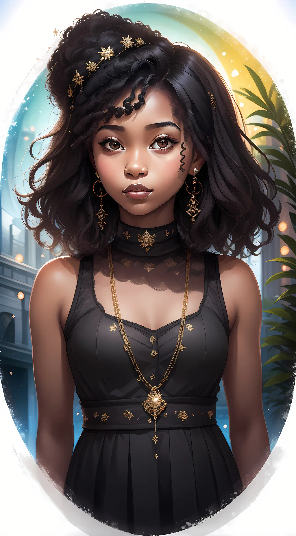 ai character: Sasha background