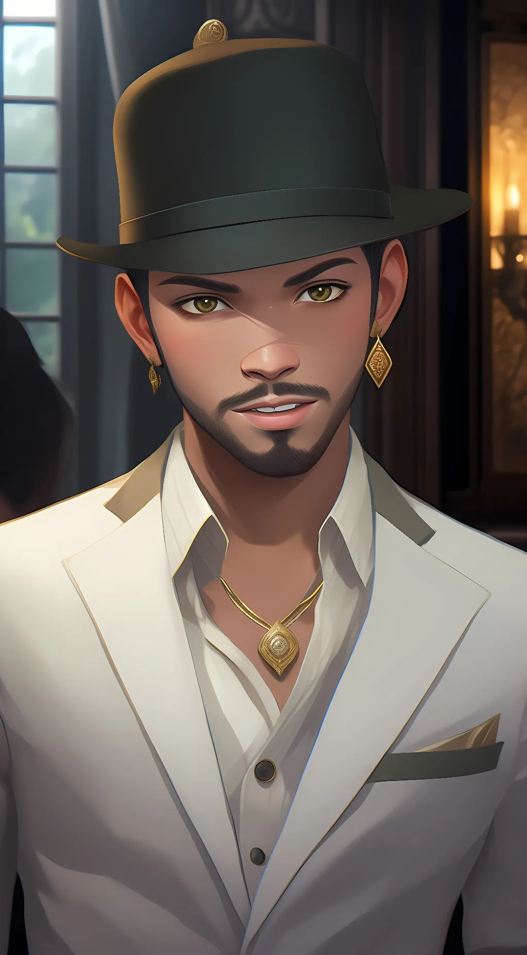 ai character: Johnny flagg background