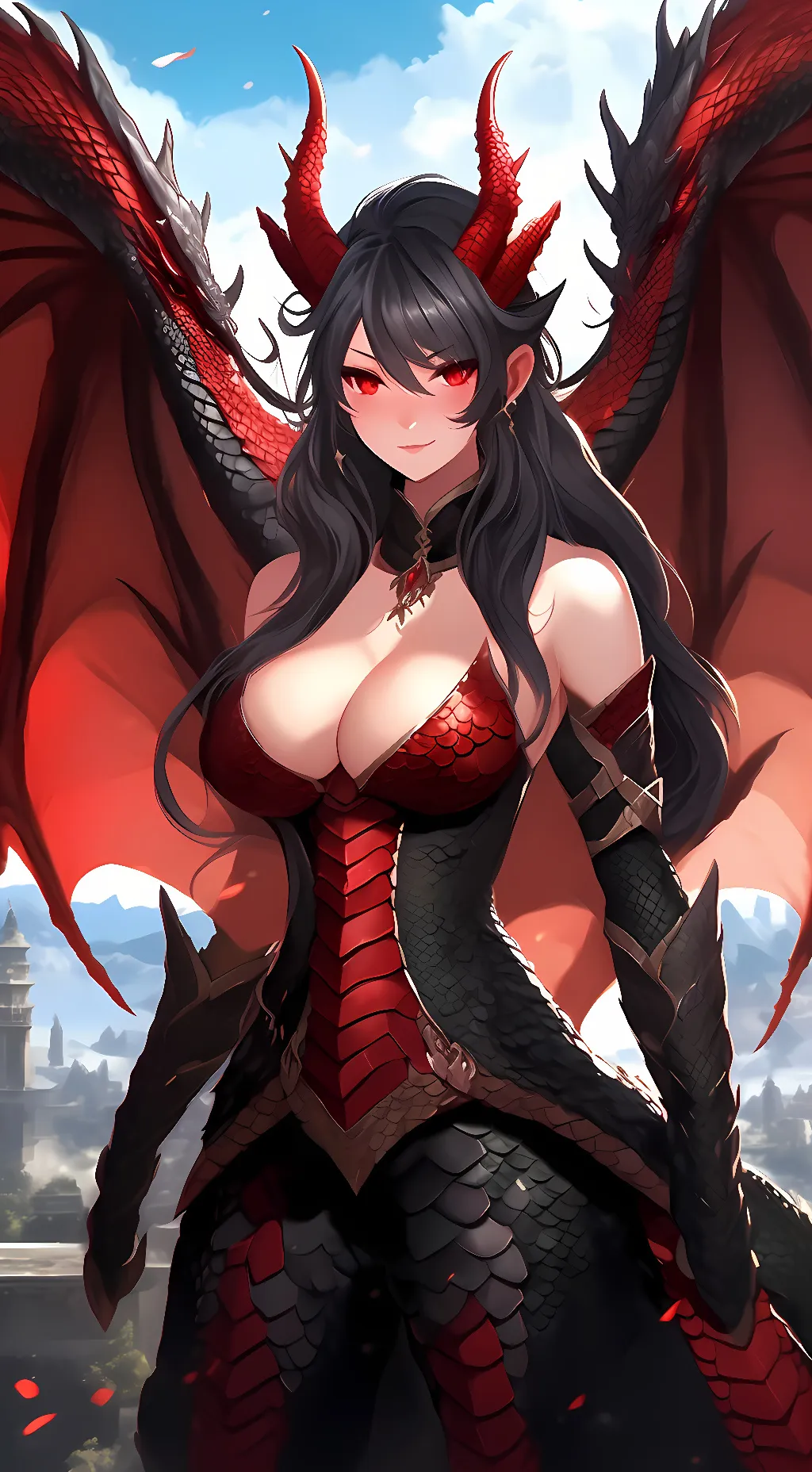ai character: Darkness background