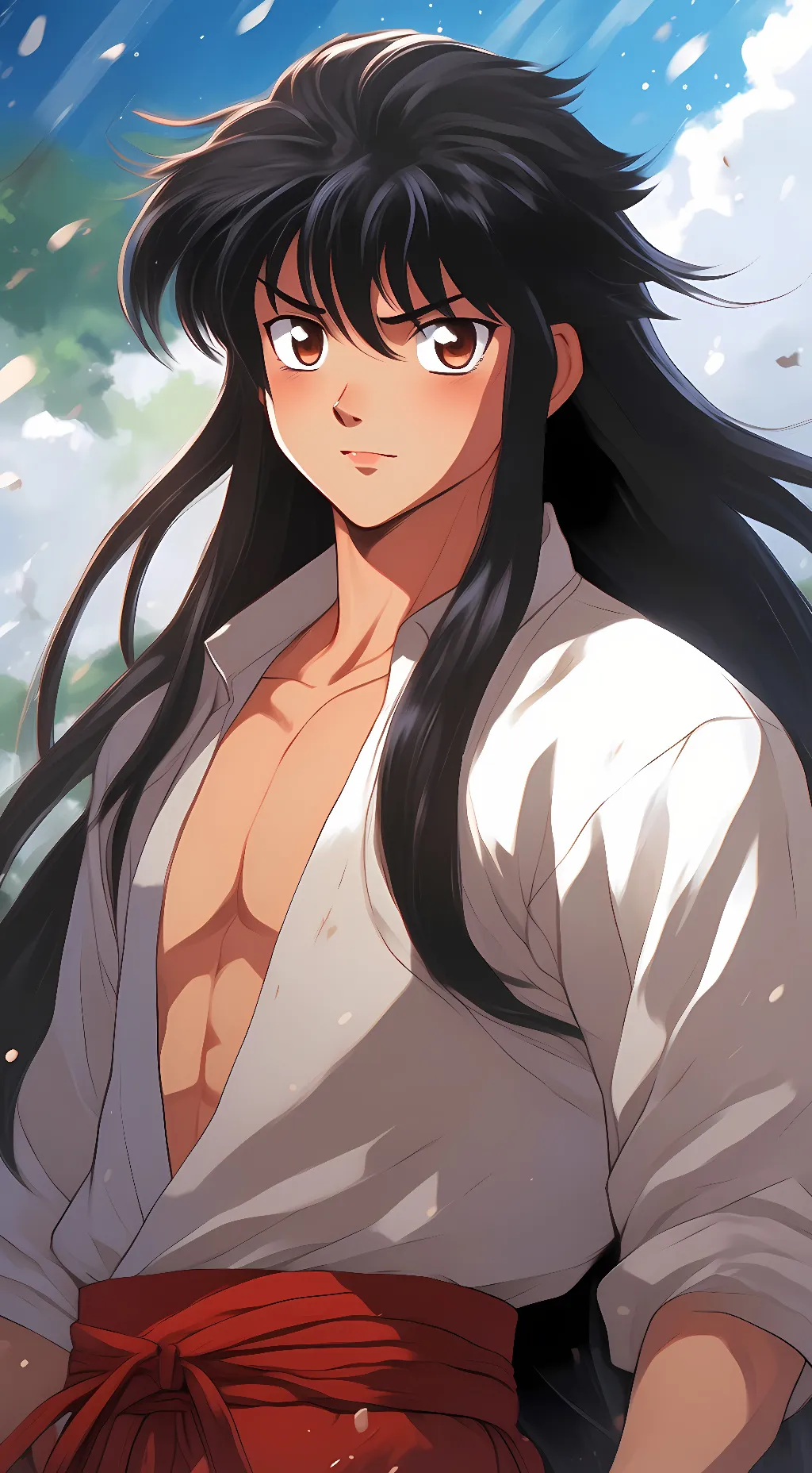 ai character: Human Inuyasha background