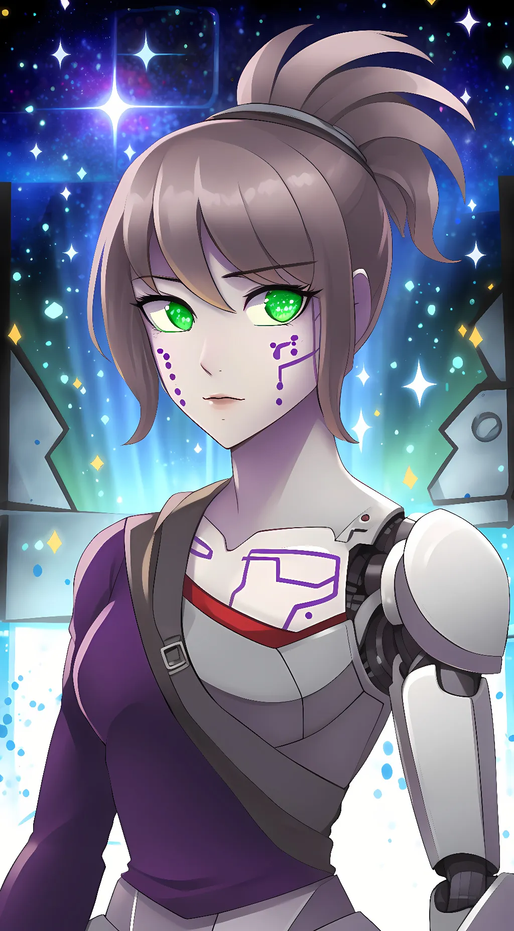 ai character: Pixal  background