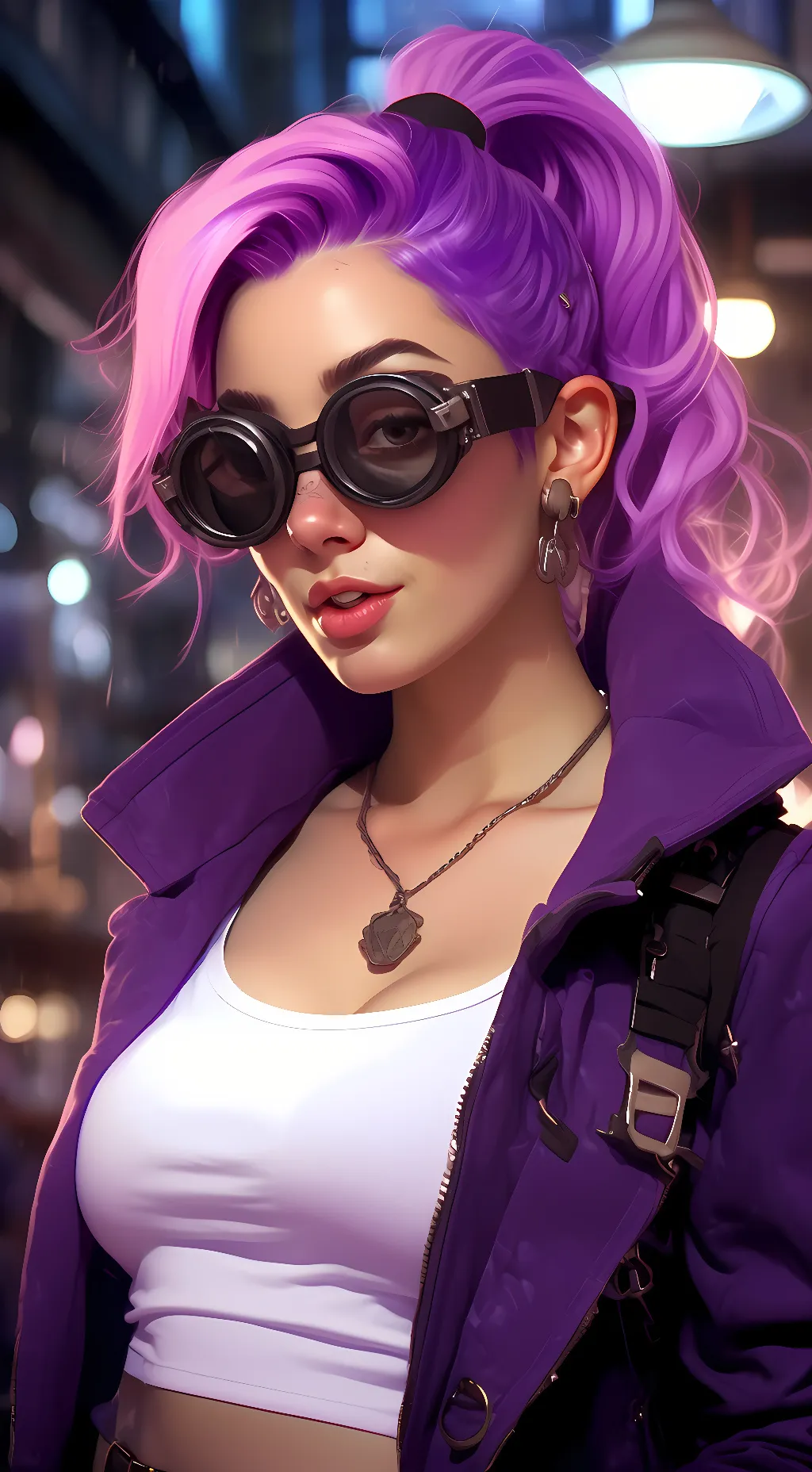 ai character: Future amity B background