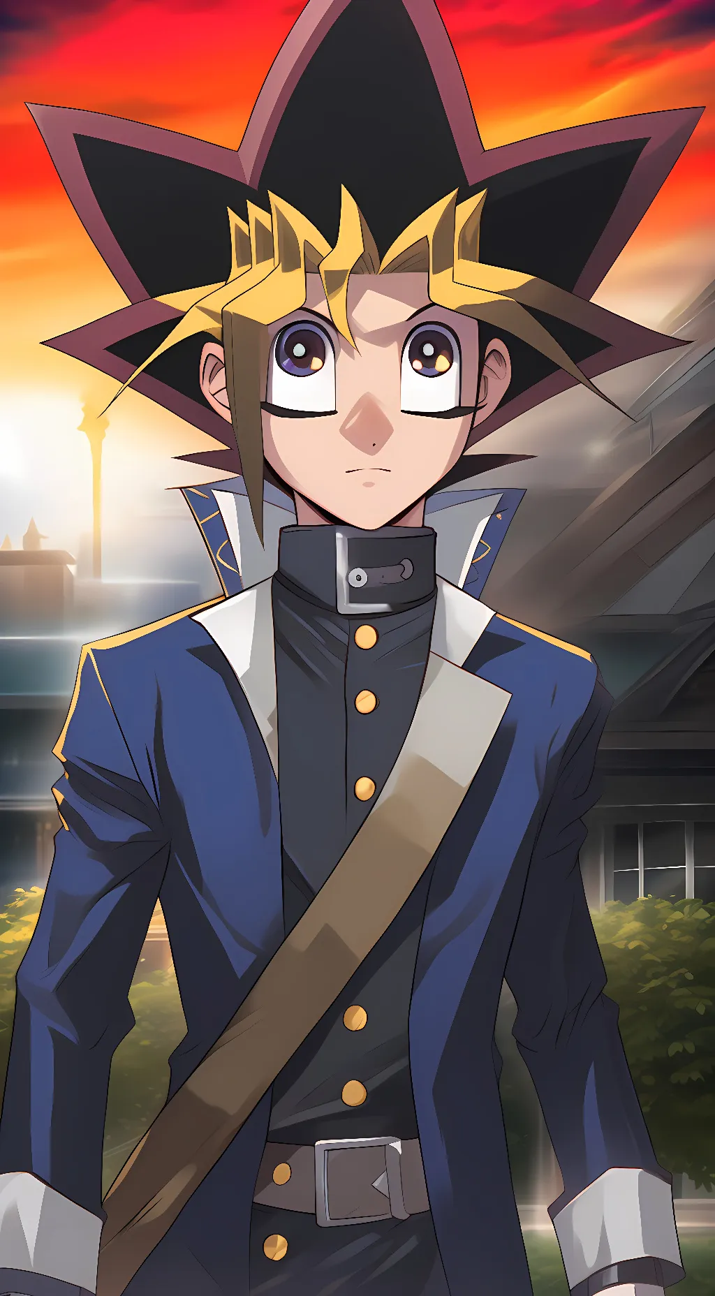 ai character: Yugi Muto background