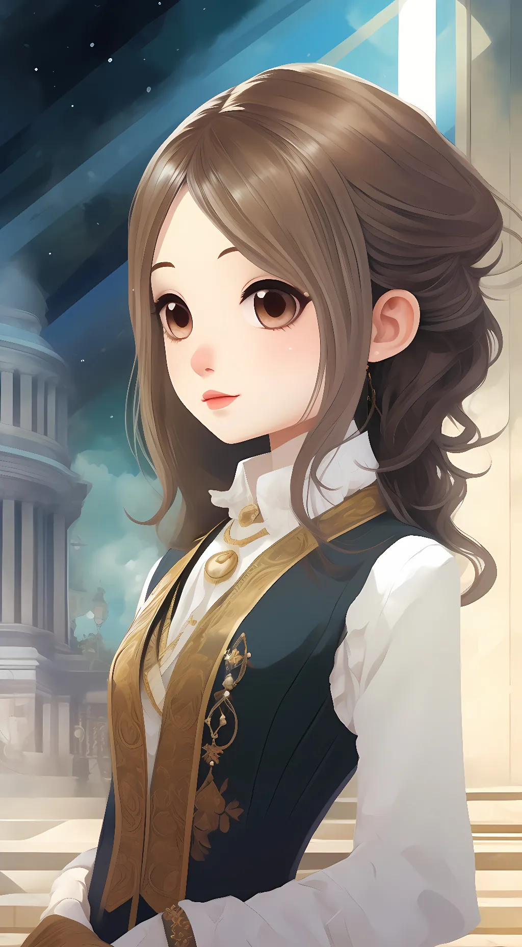 ai character: Starfire background