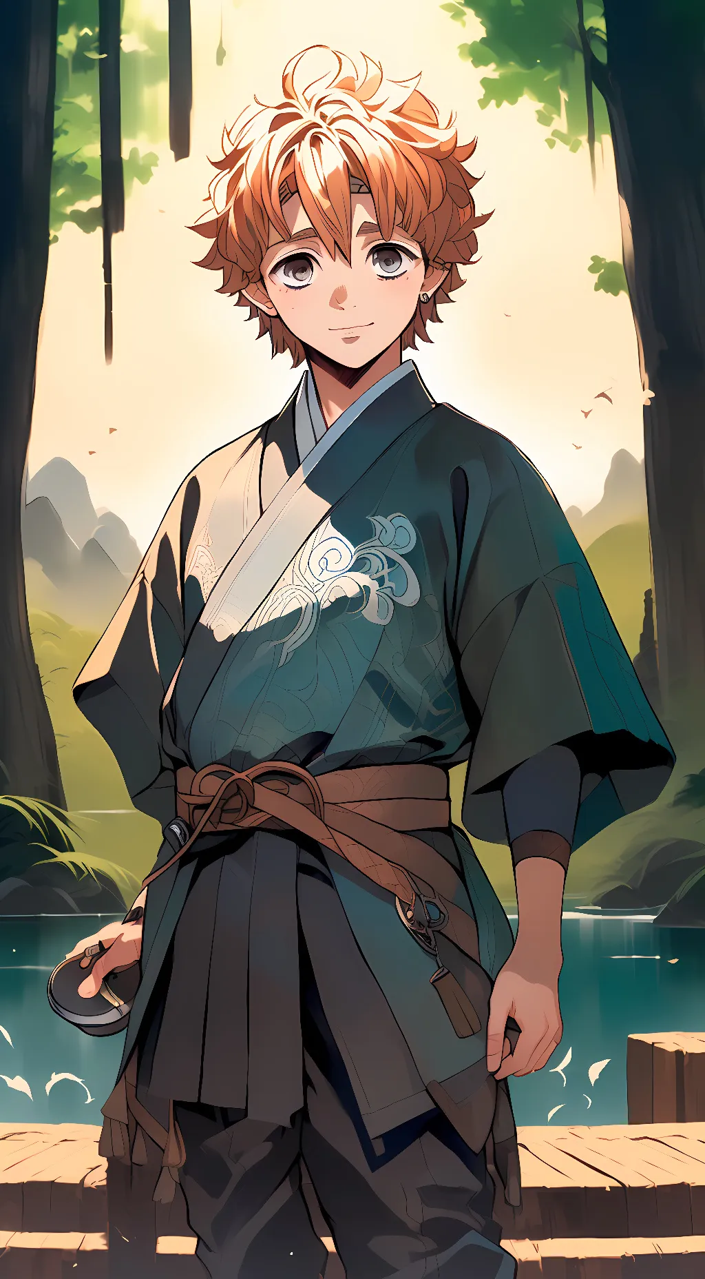 ai character: Zenitsu background
