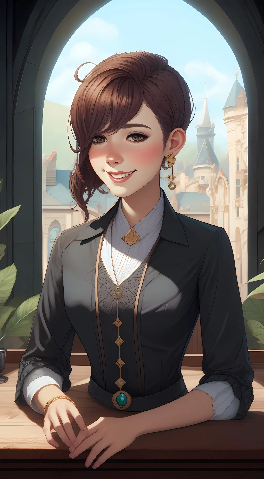 ai character: Olivia background