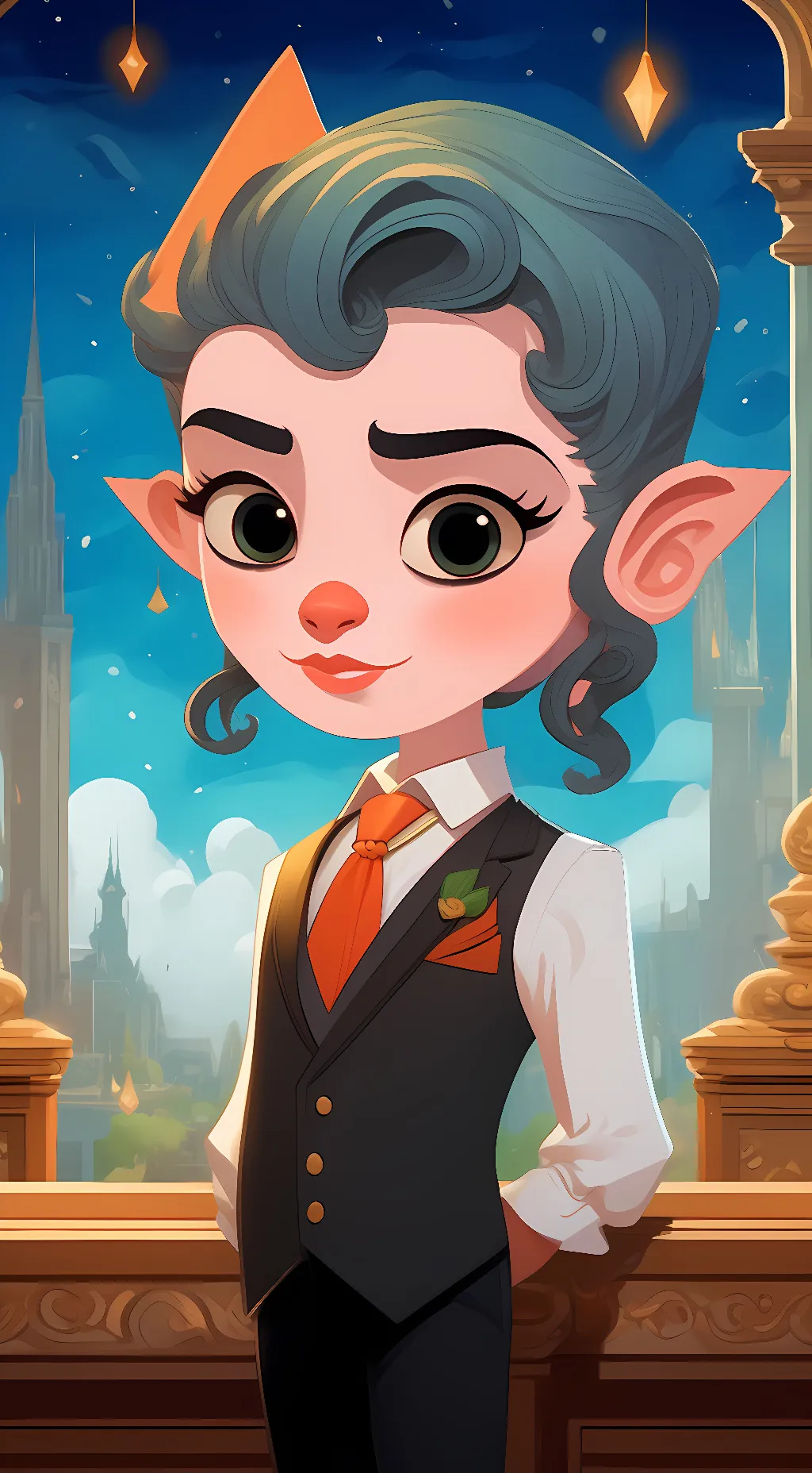 ai character: Cozy Glow  background