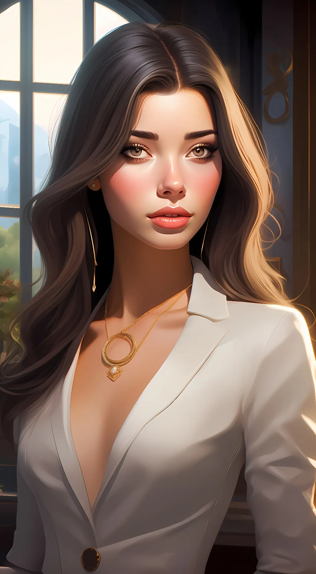 ai character: HAILEY  CONNELLY  background