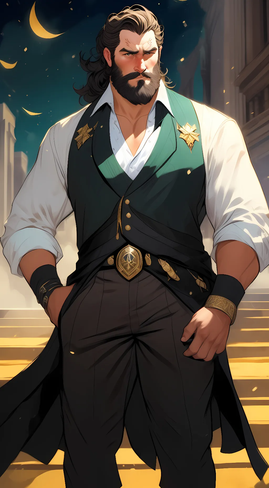 ai character: Orion Blackwood background
