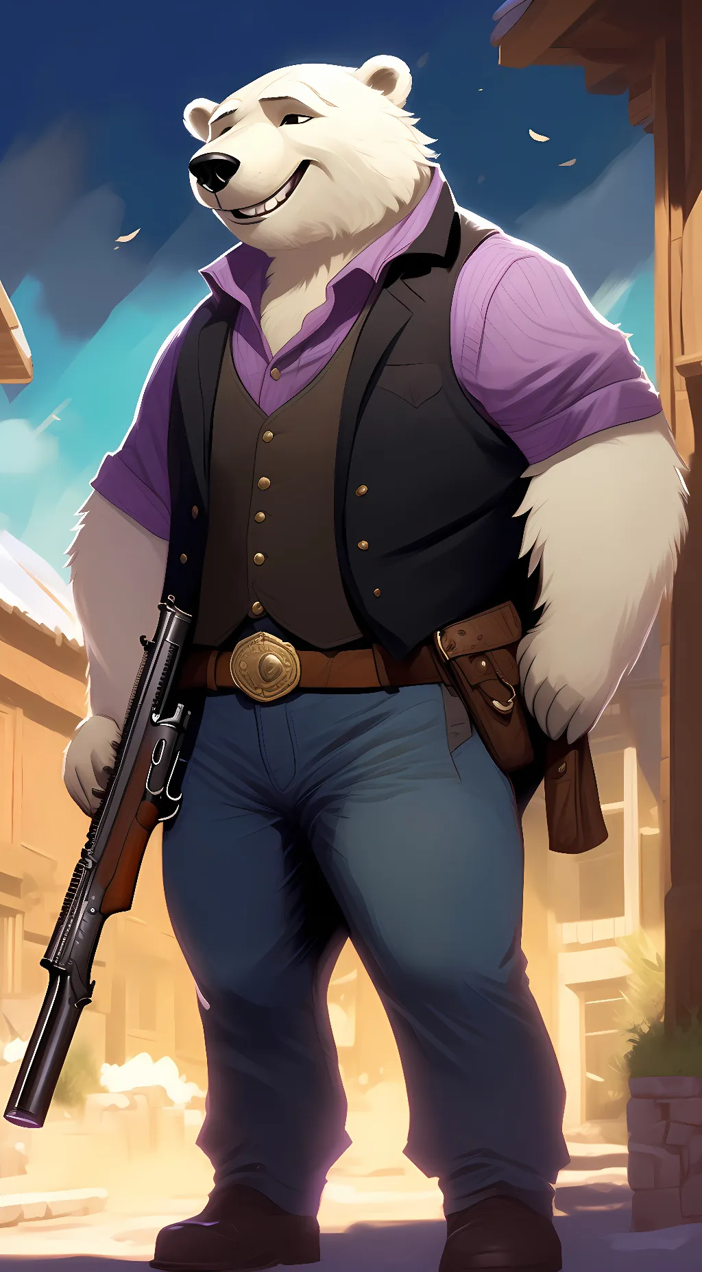 ai character: Roosevelt  background
