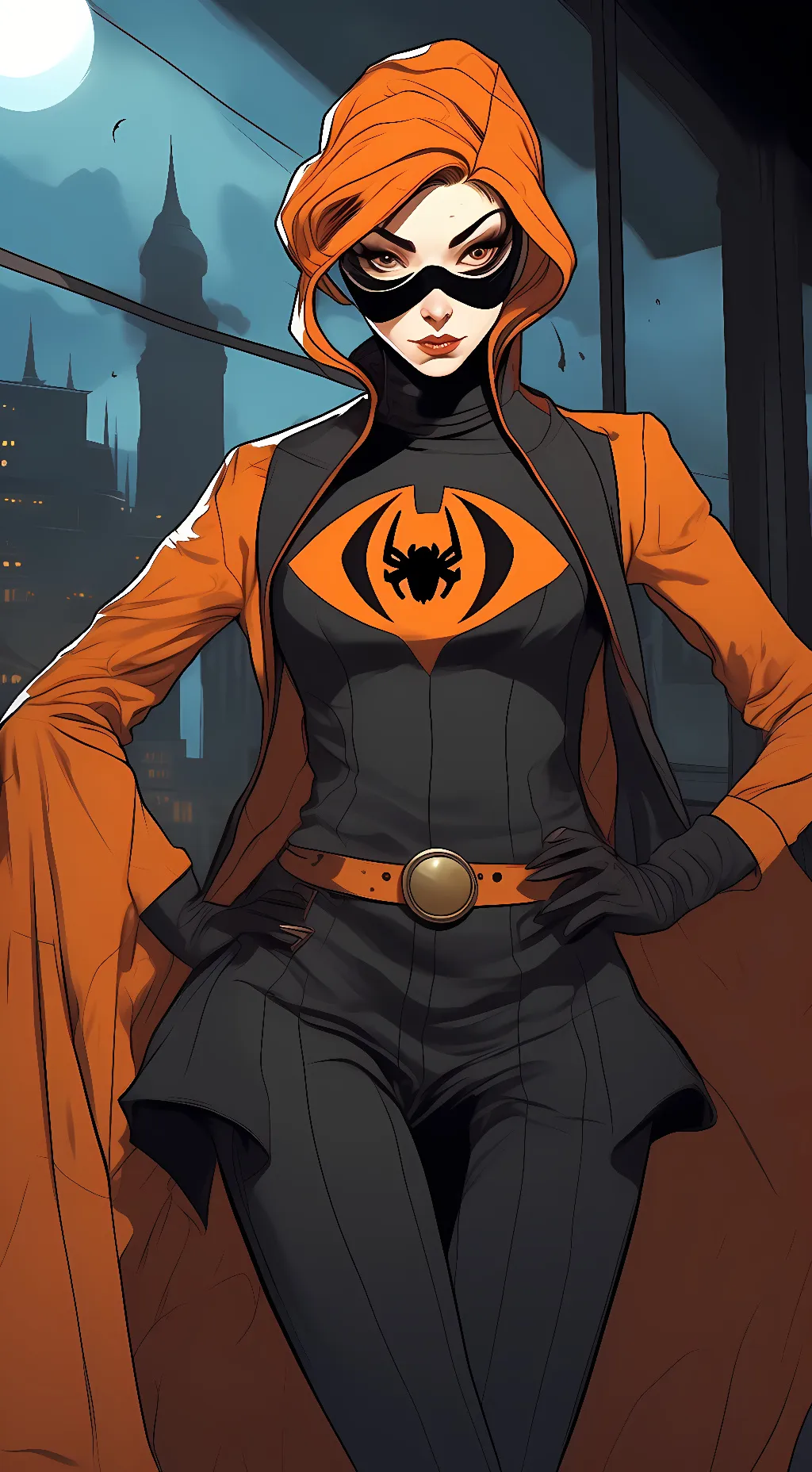 ai character: Tarantula Catalina background