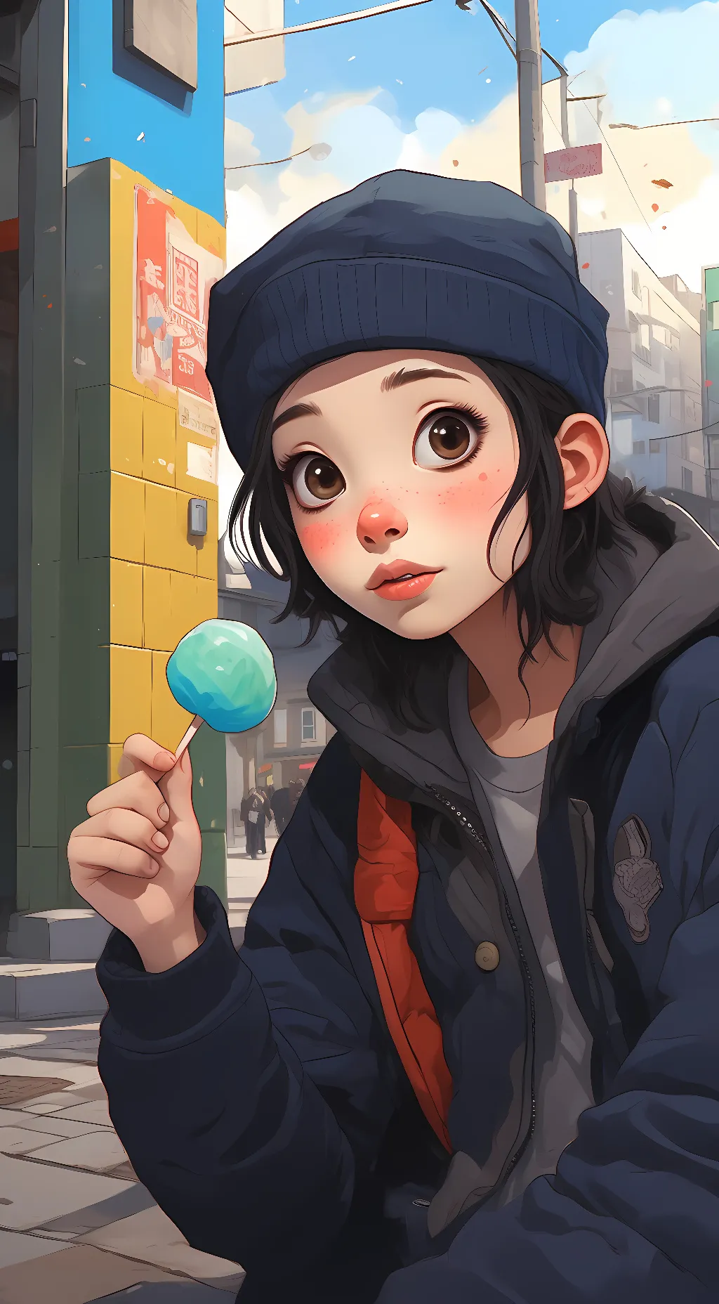 ai character: kyanite🫶🏻  background