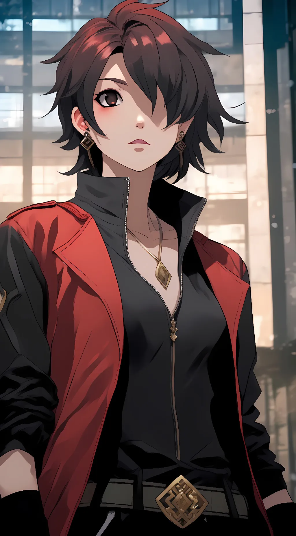 ai character: Sativa Savey Maria background