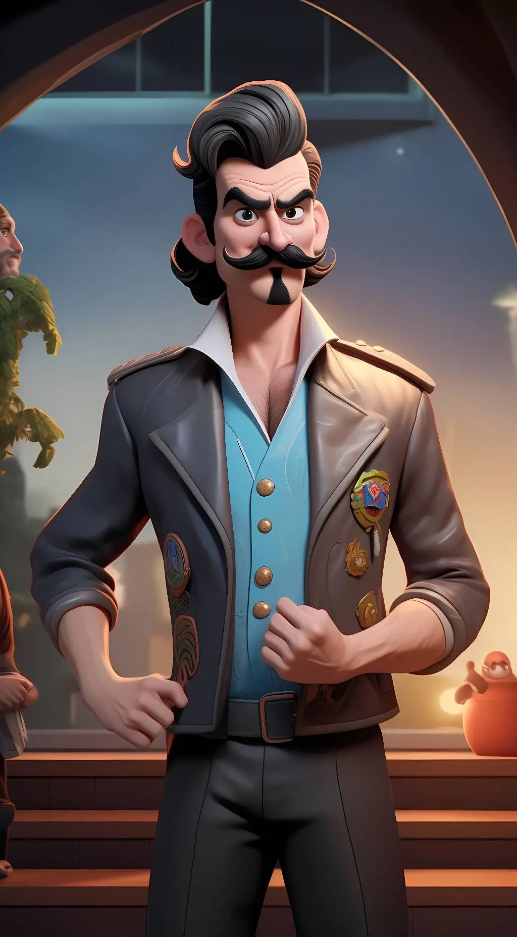 ai character: General rama background