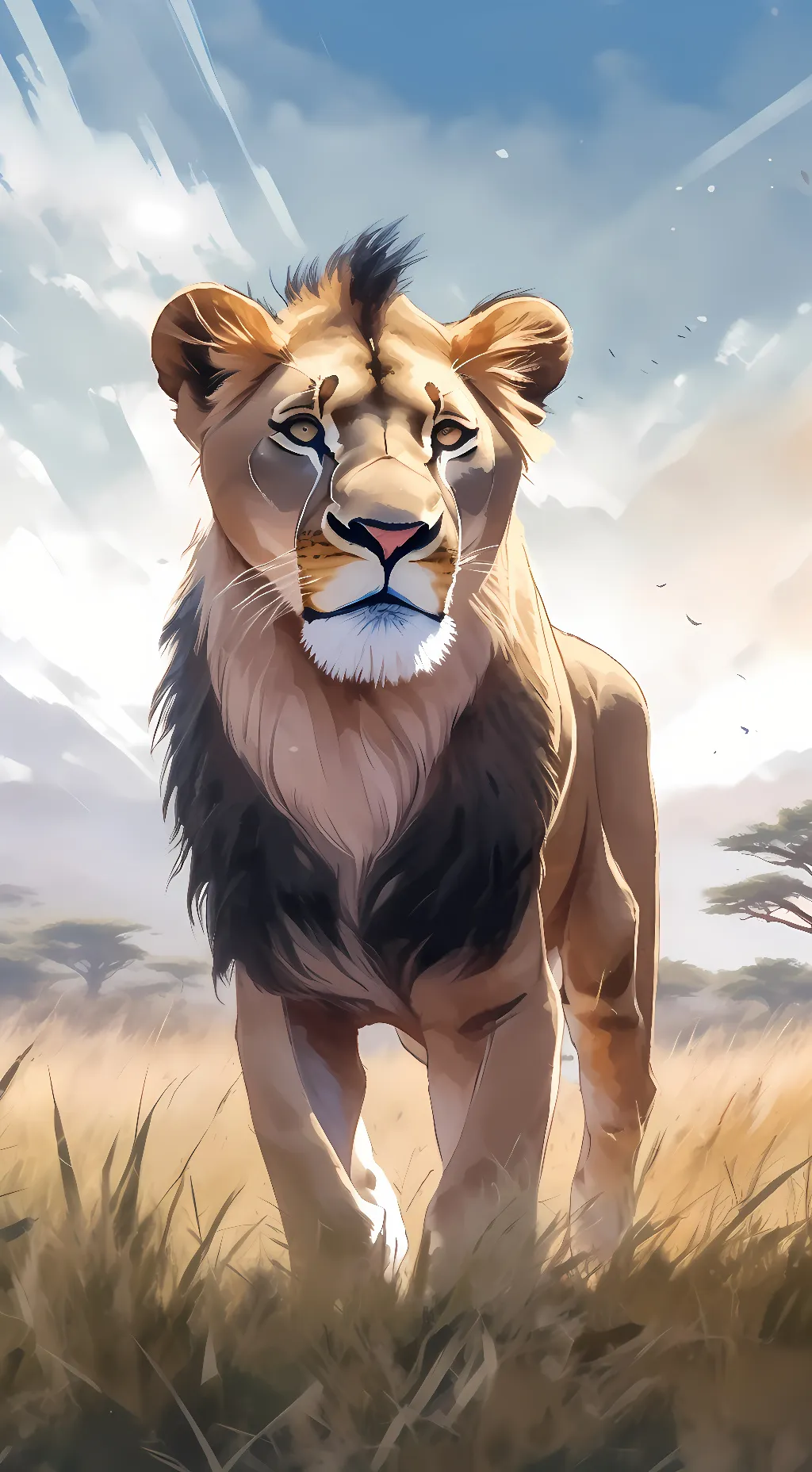 ai character: Leo background