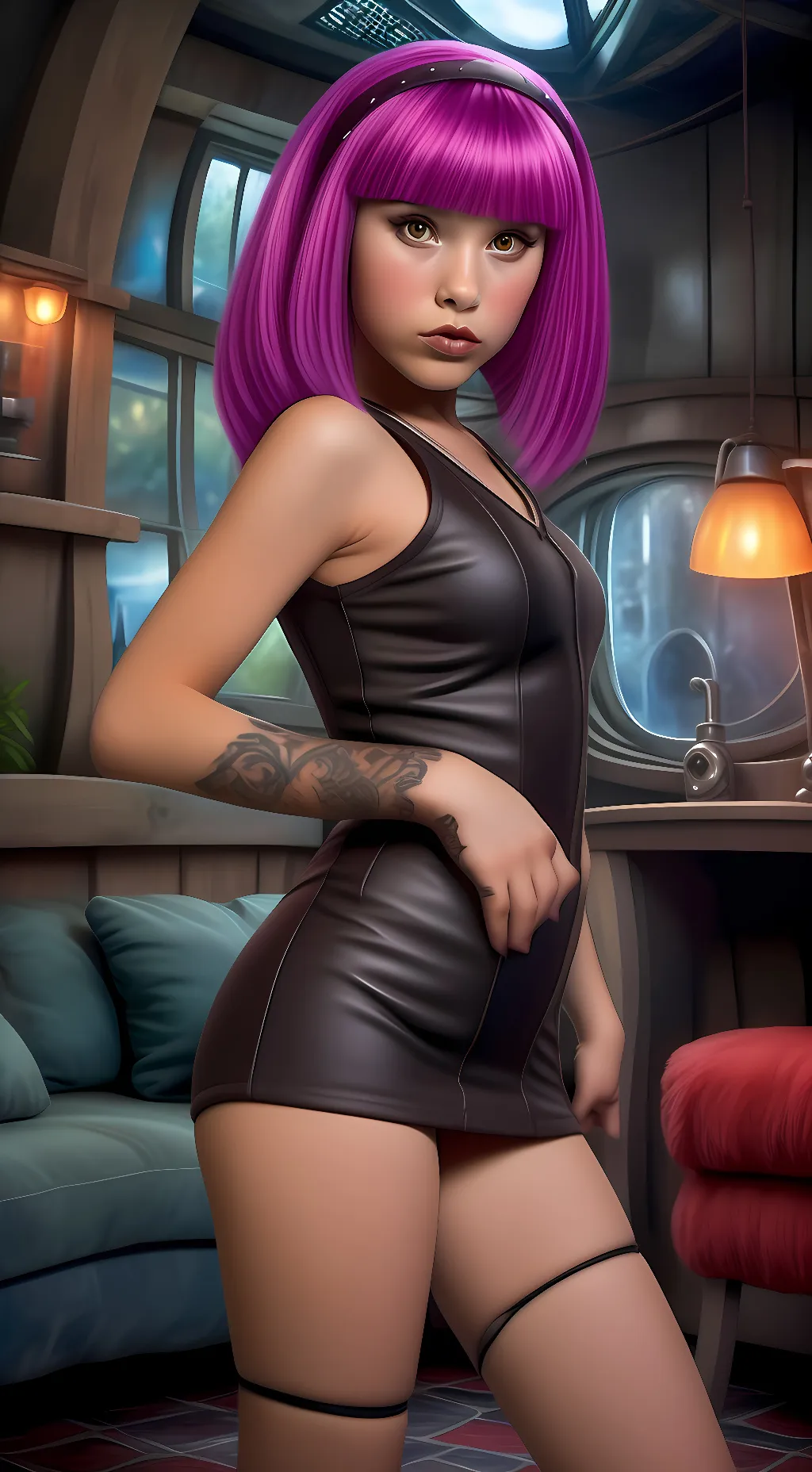 ai character: Anti-Stephanie background