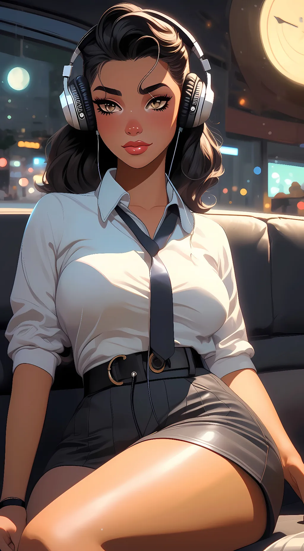ai character: Aria Williams background