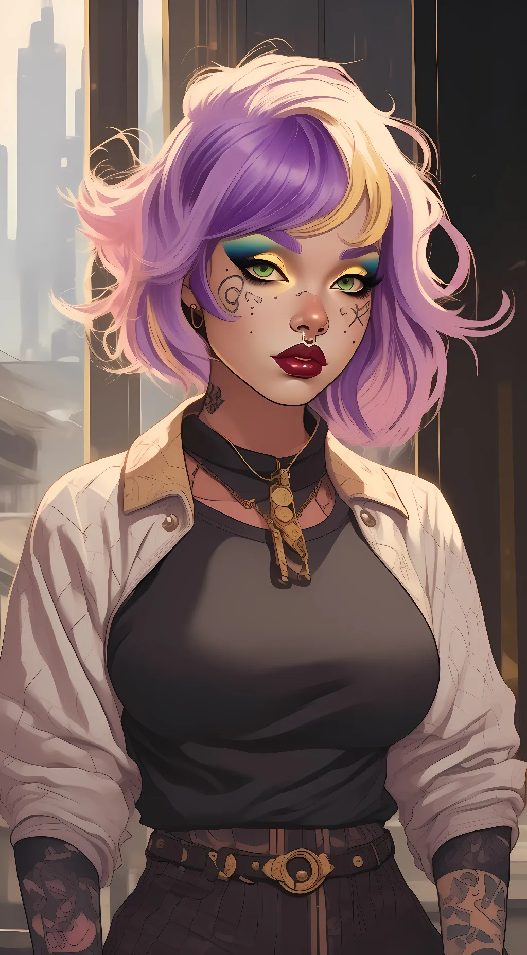 ai character: Hazel background