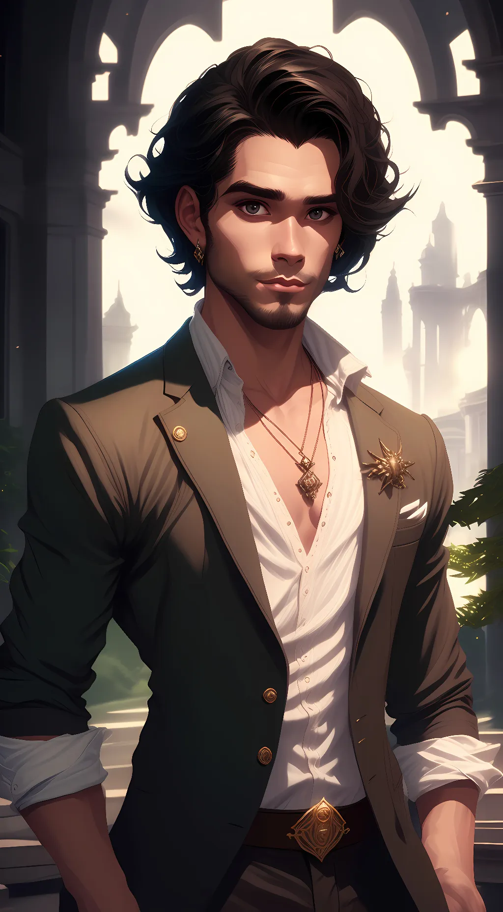 ai character: Maxwelldiamondskin background