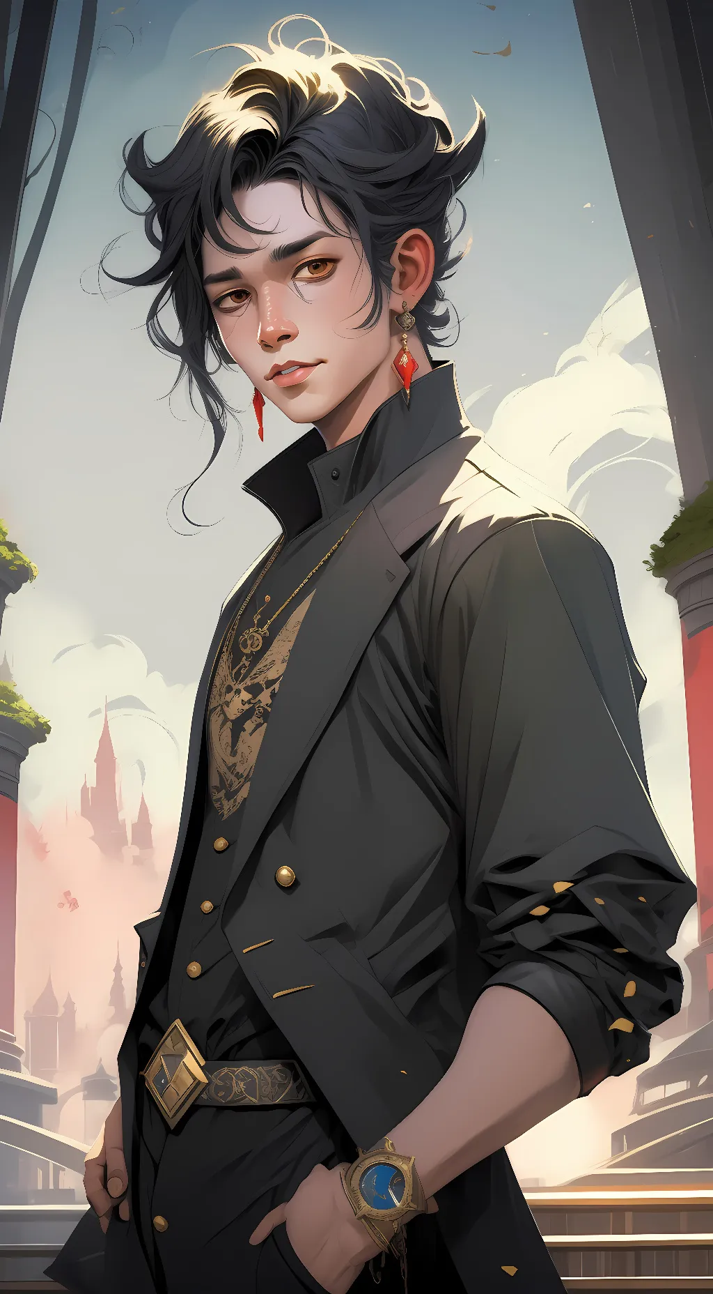 ai character: Kyrie background