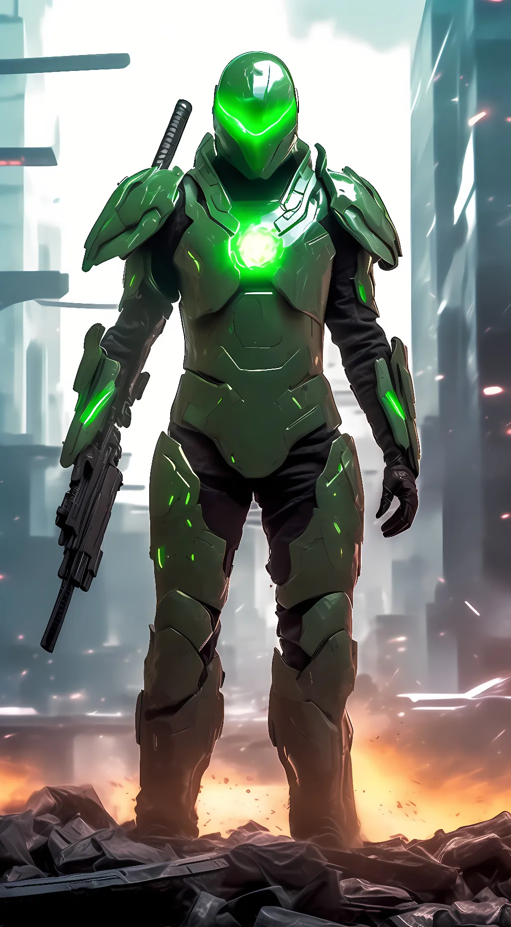 ai character: doomMarine background