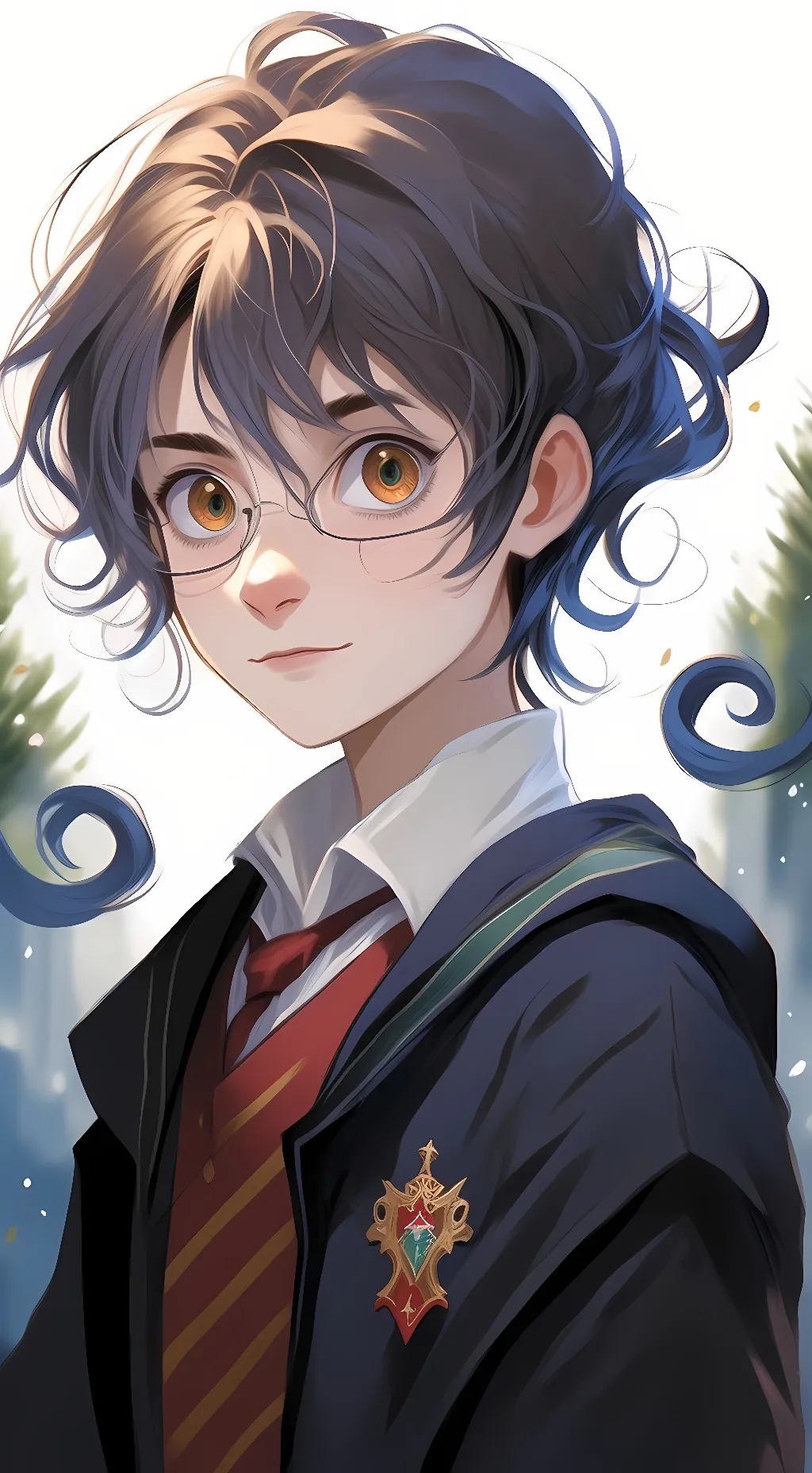 ai character: harry potter  background