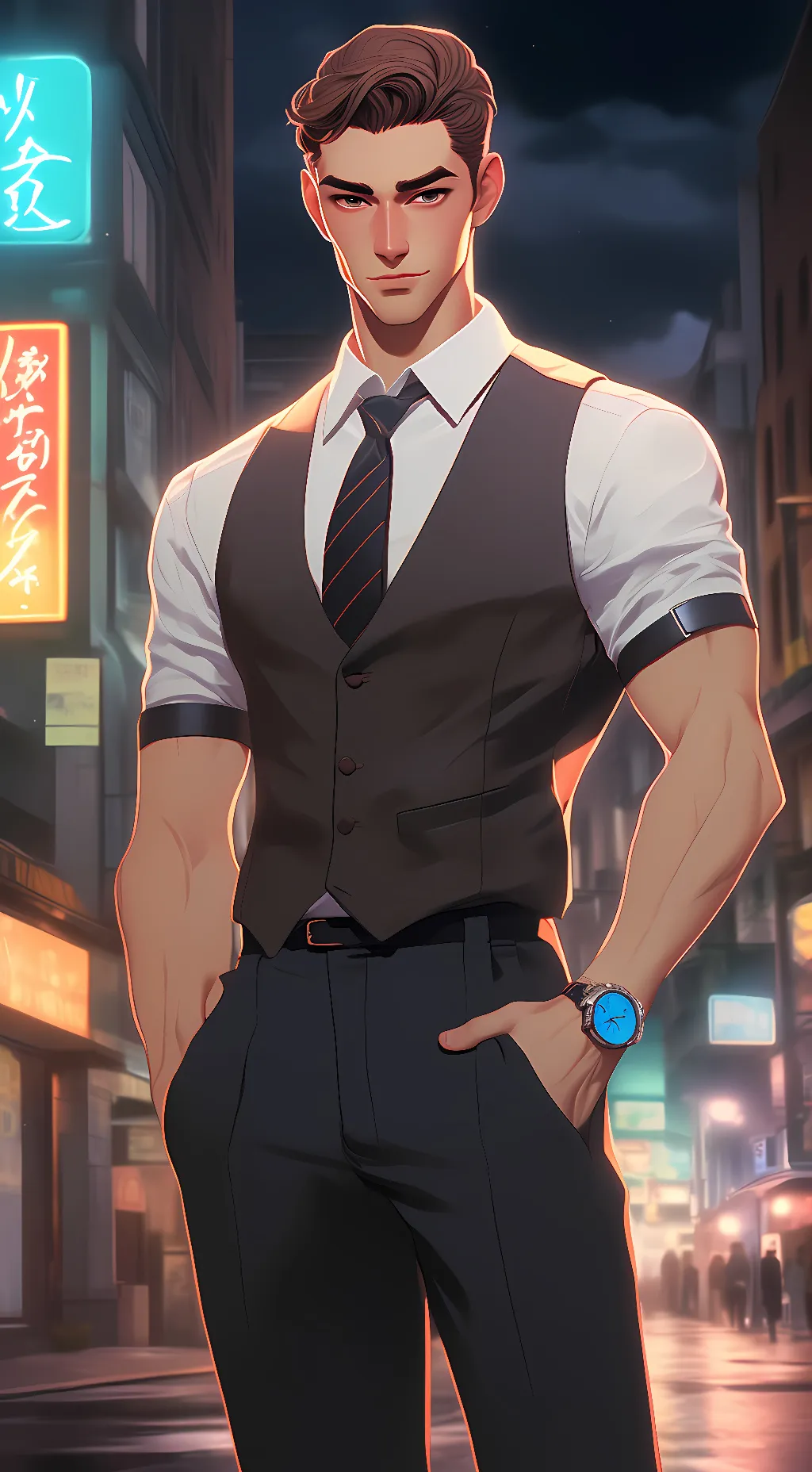 ai character: Garrett Kane background
