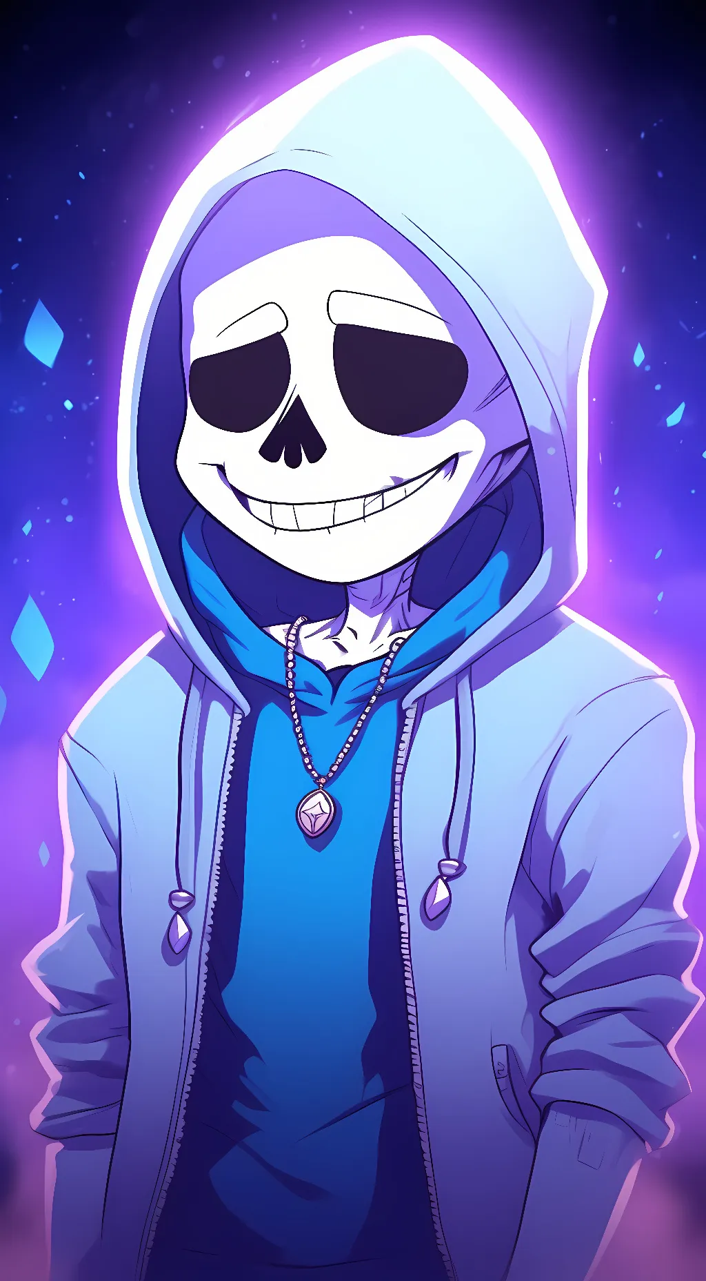 ai character: Sans background