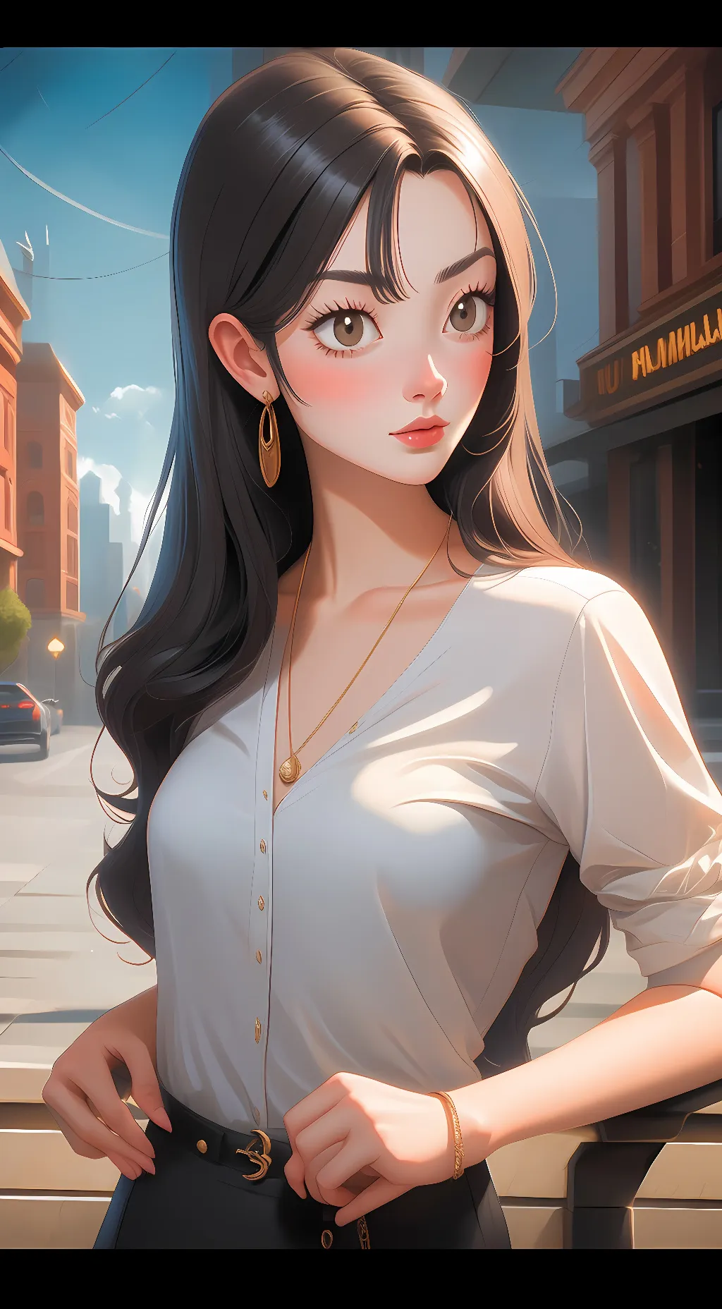 ai character: chichi background