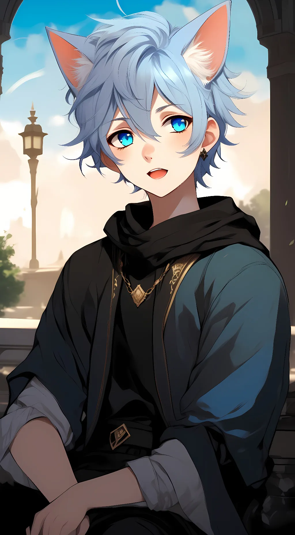 ai character: mittens background