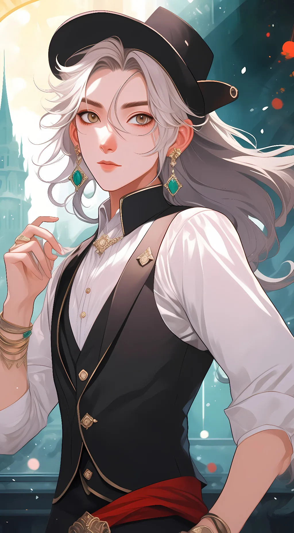 ai character: Allison  background