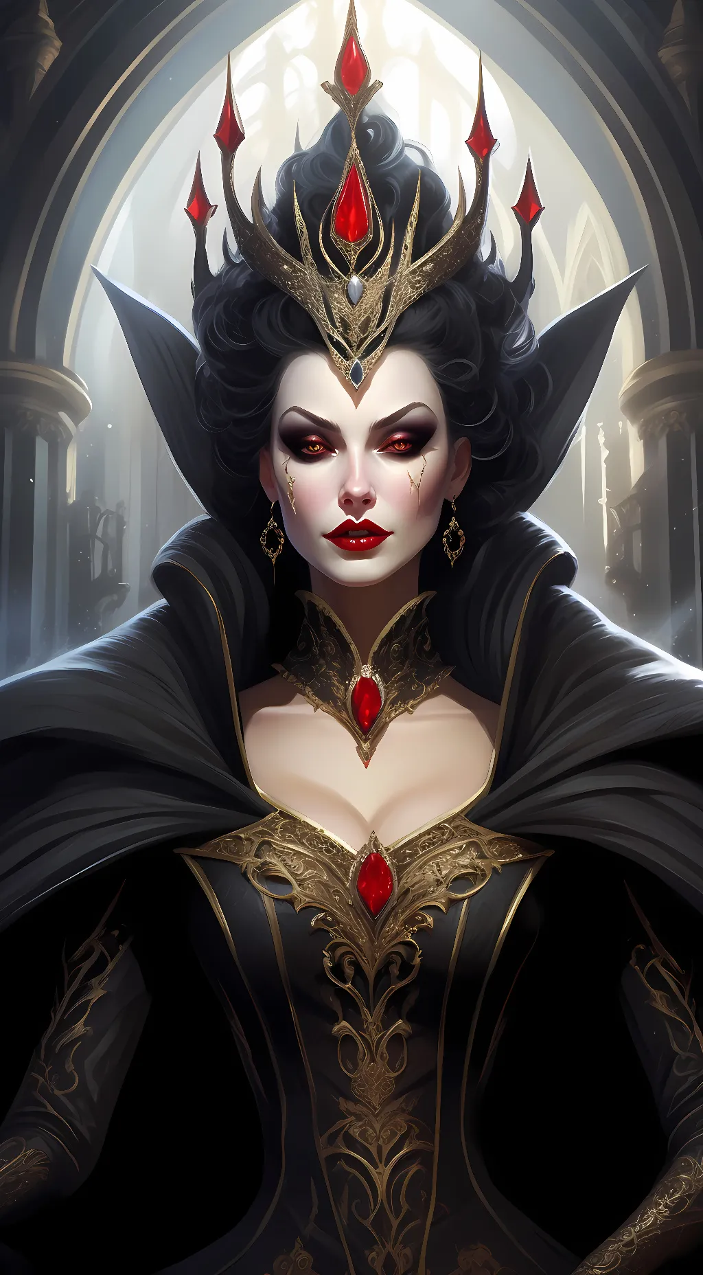 ai character: Evil Queen background