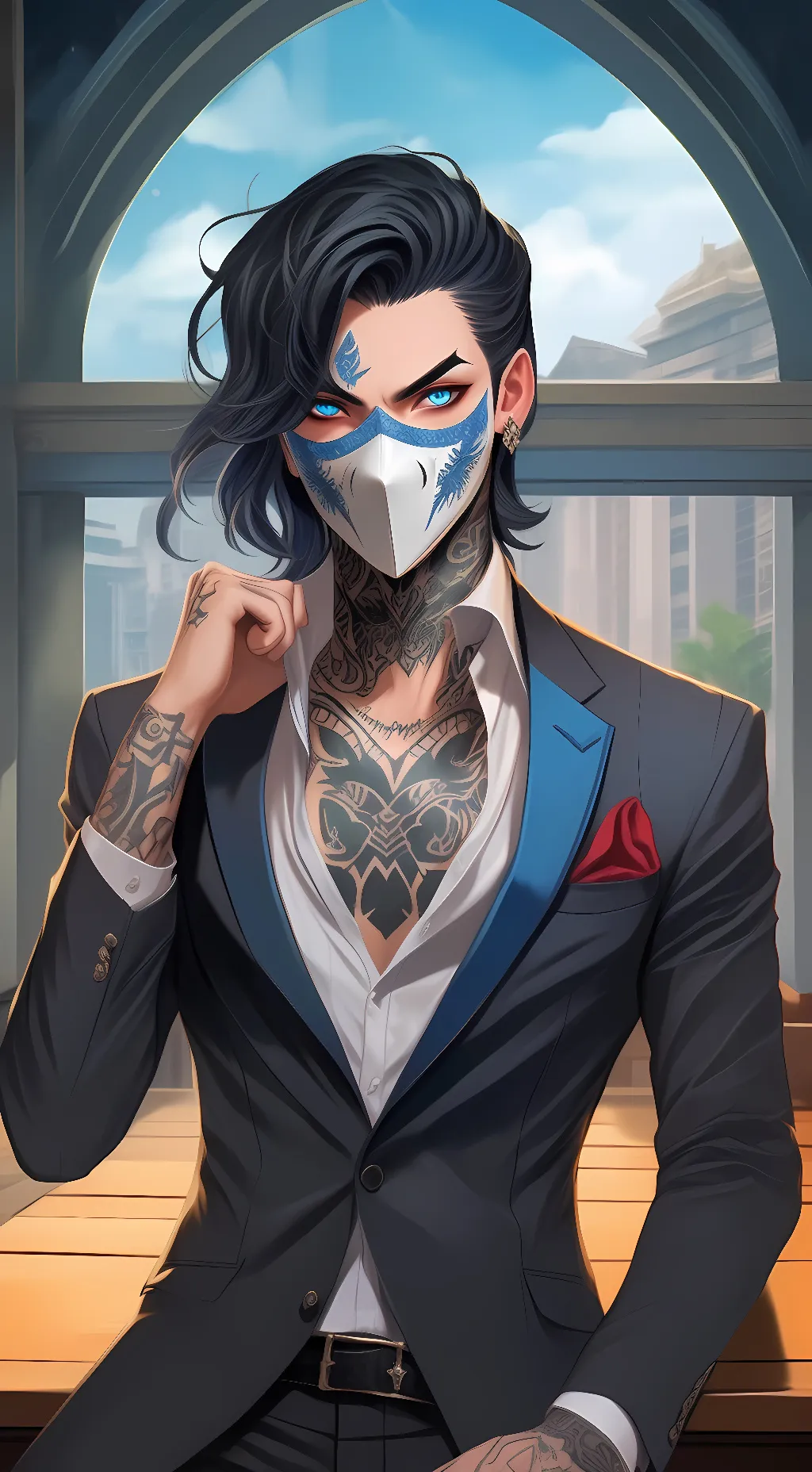 ai character: eric  background