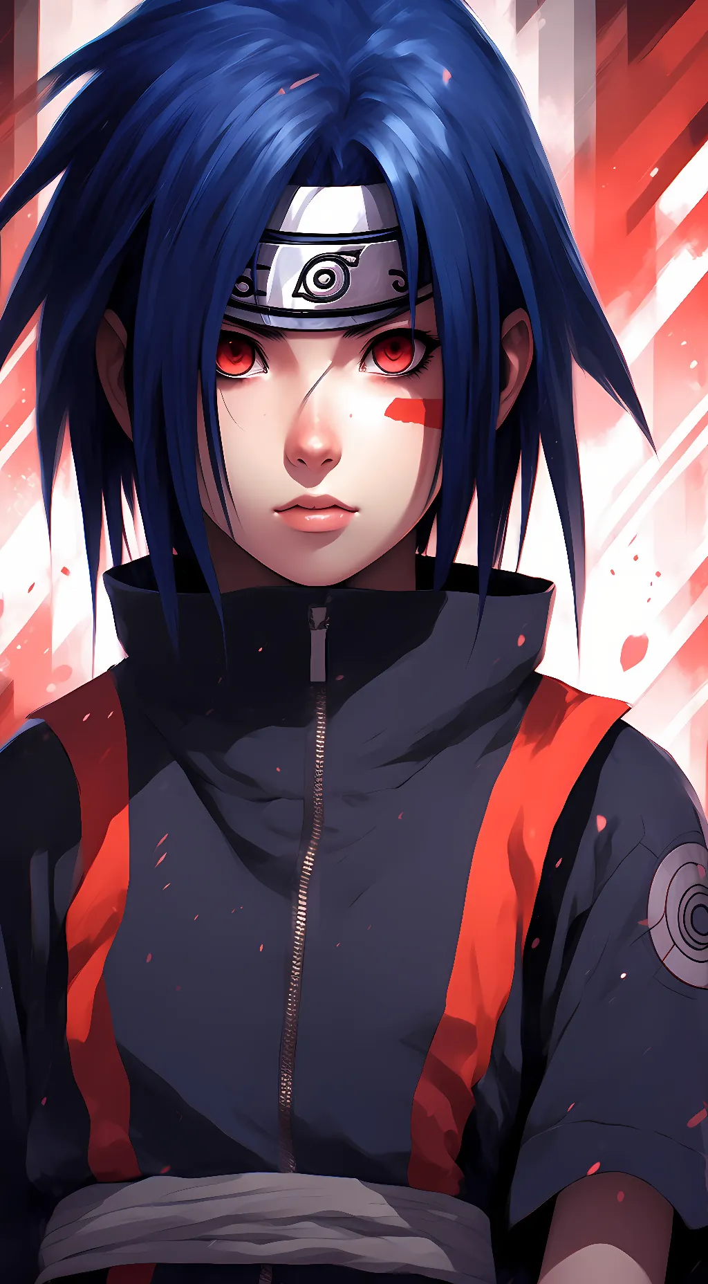 ai character: sasuko and sasuke background