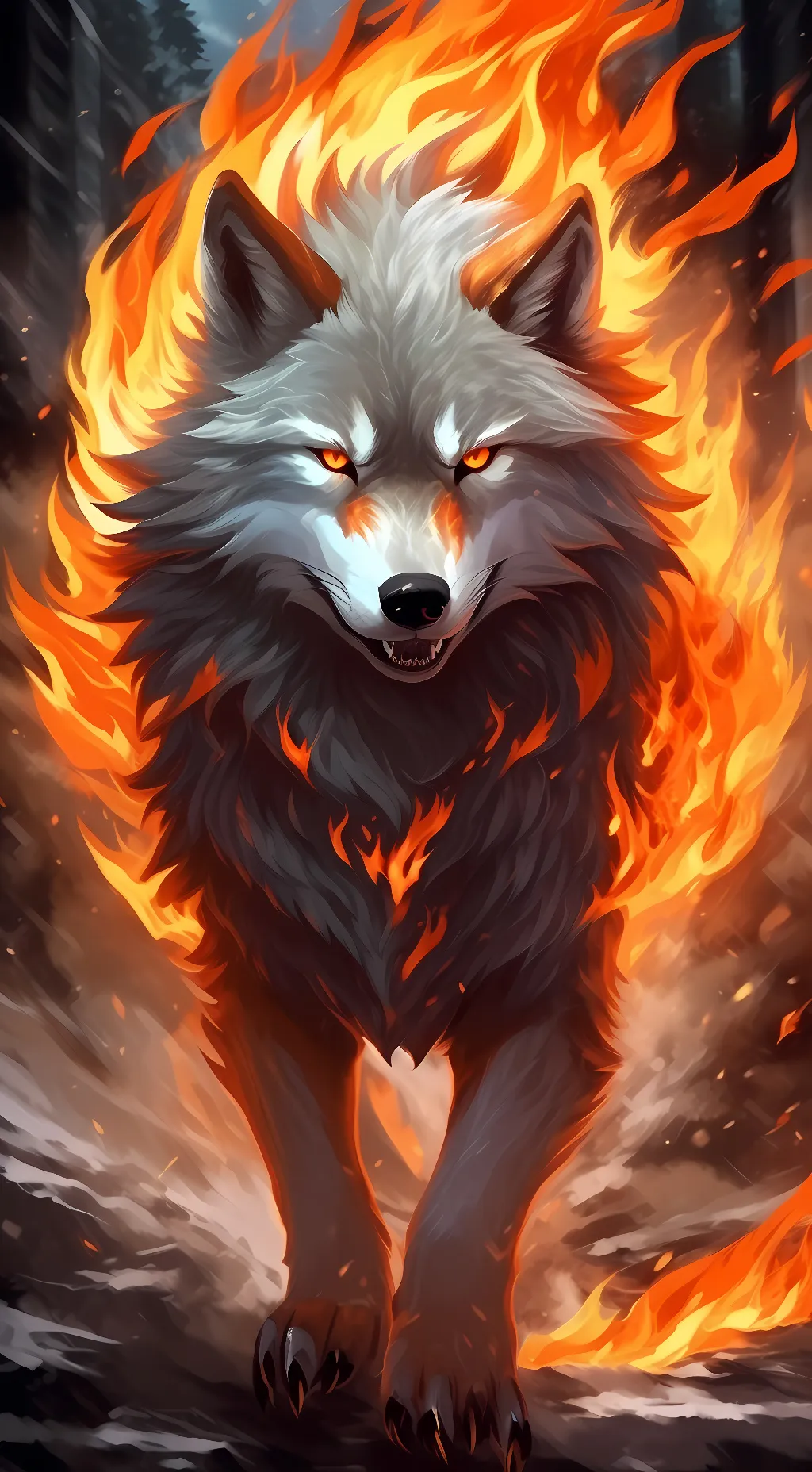 ai character: Damien Florence  background