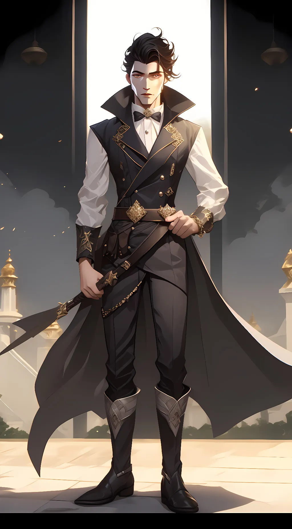 ai character: Lucifer😍 background