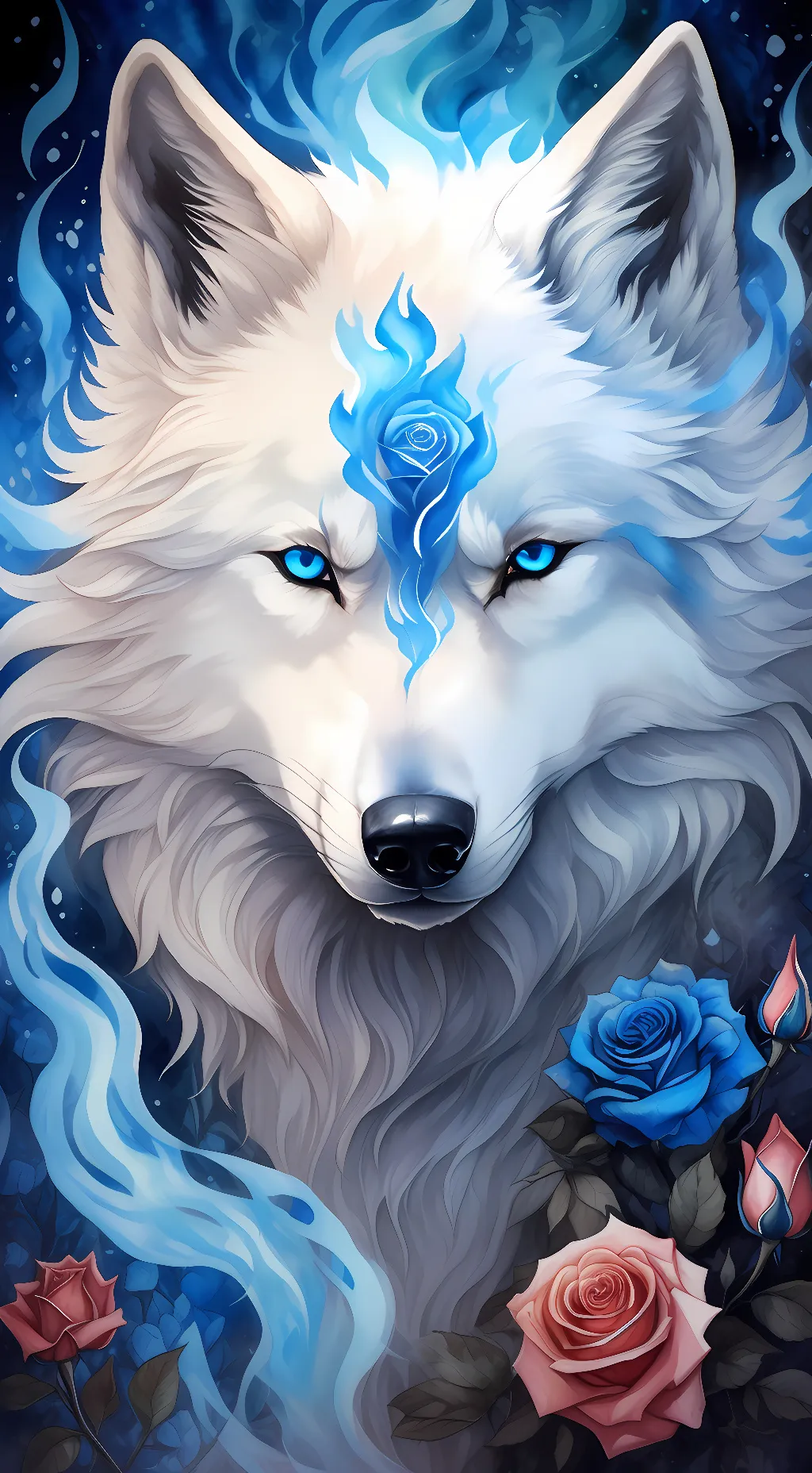 ai character: Rose background
