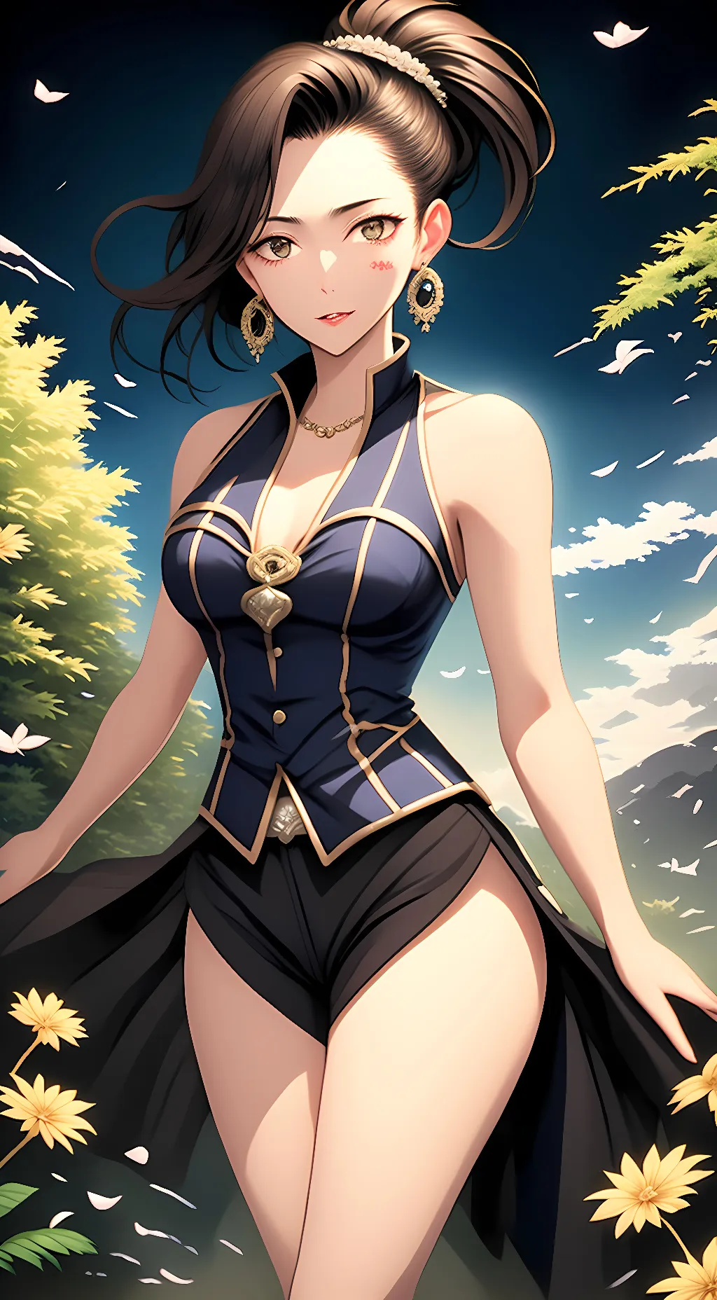 ai character: momo background