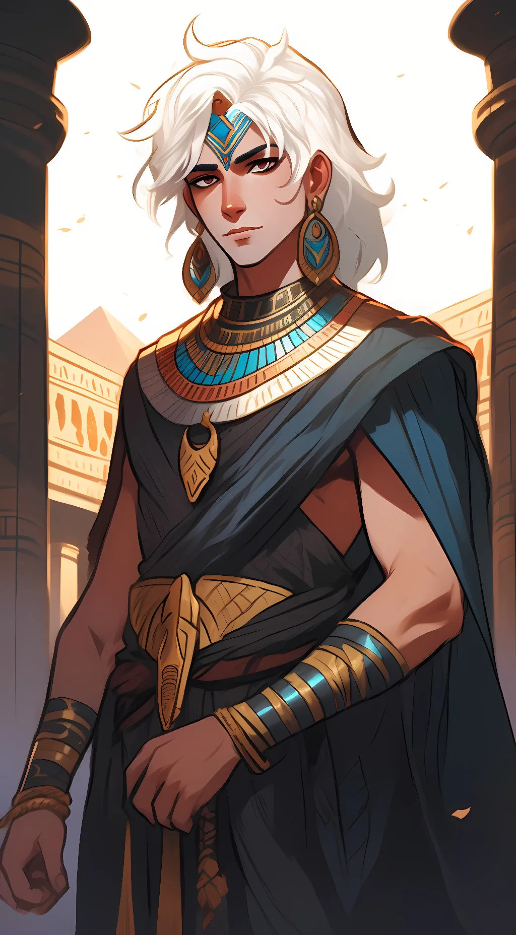 ai character: Malik Akande background