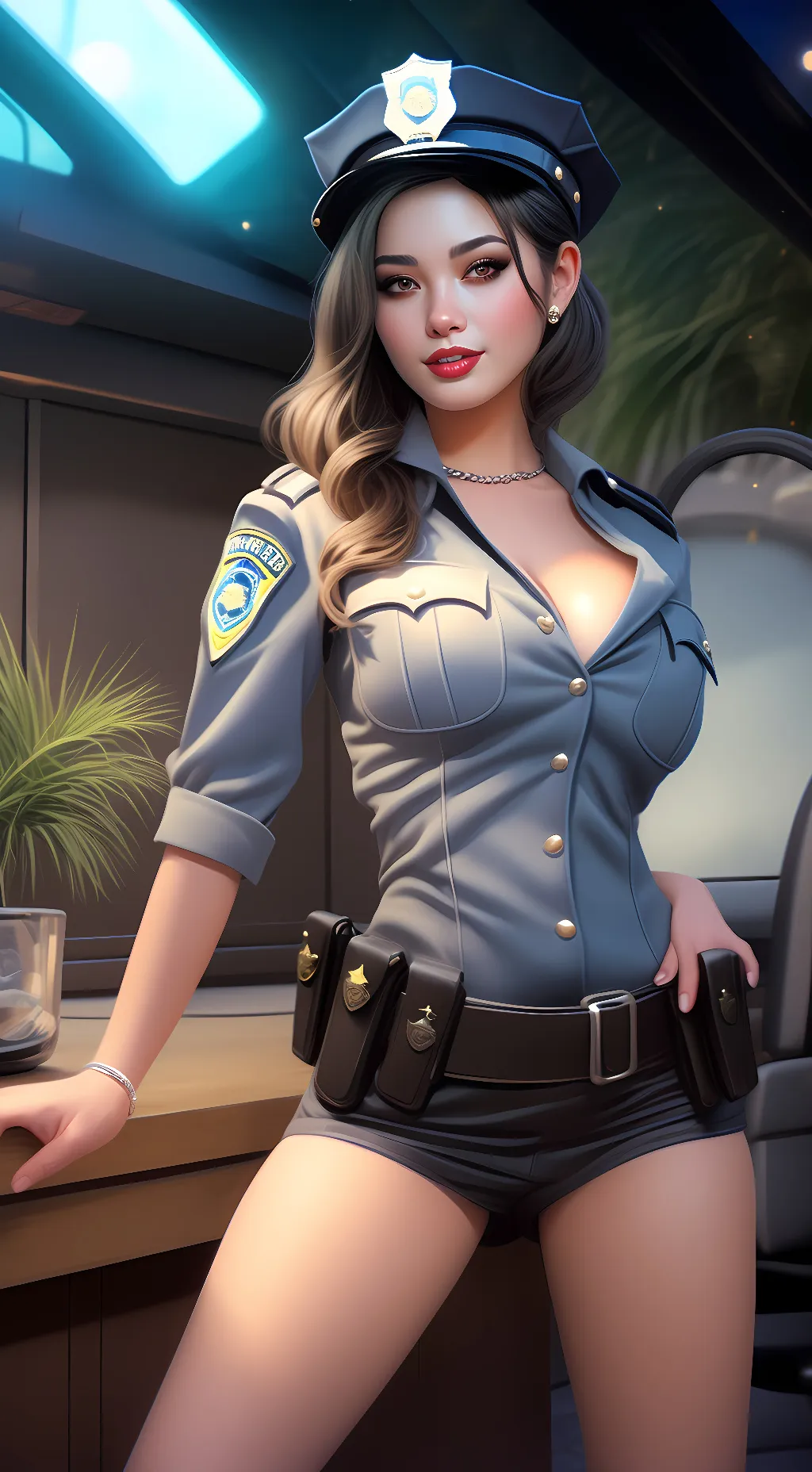 ai character: Beatriz background
