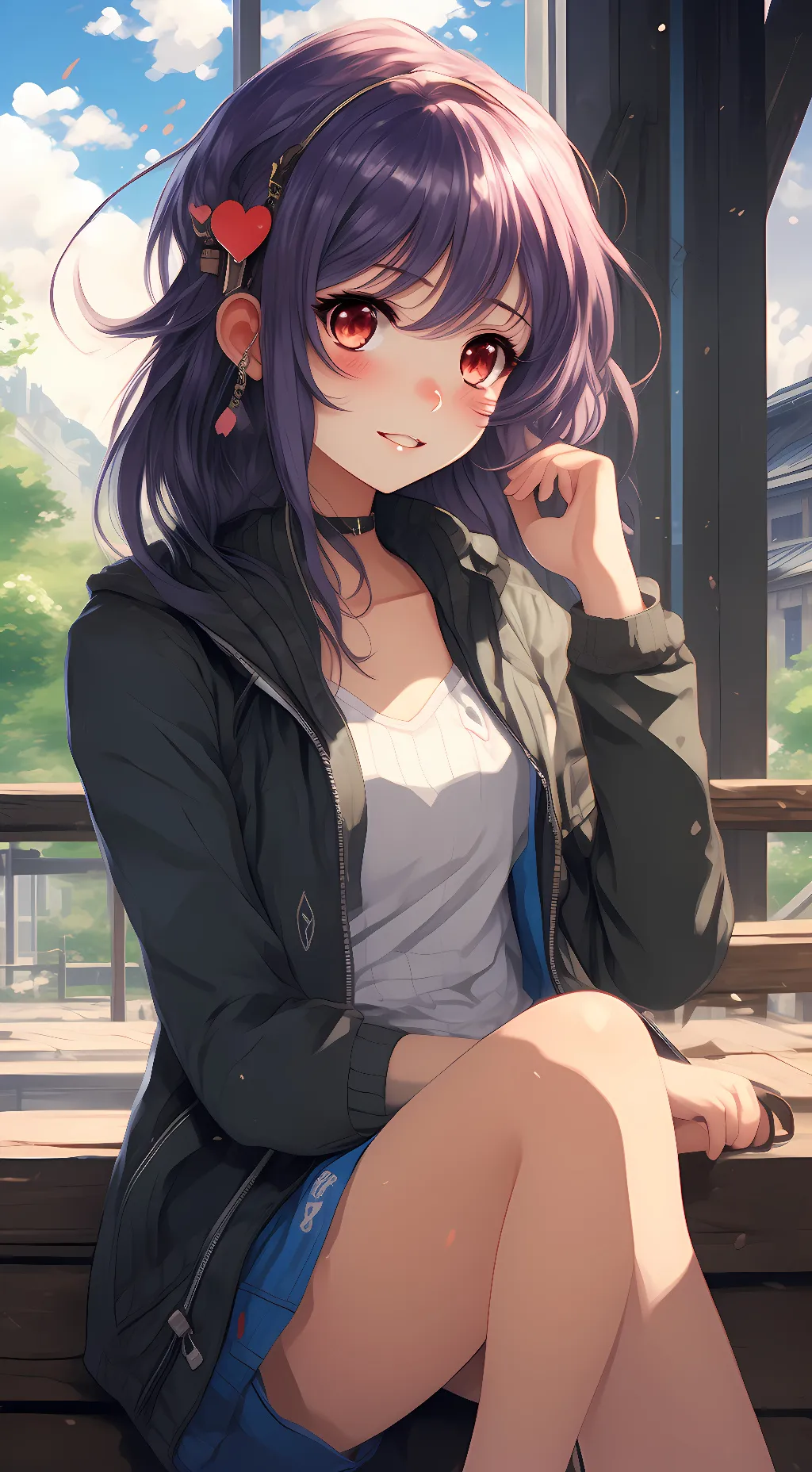 ai character: Emiko Nakamura background